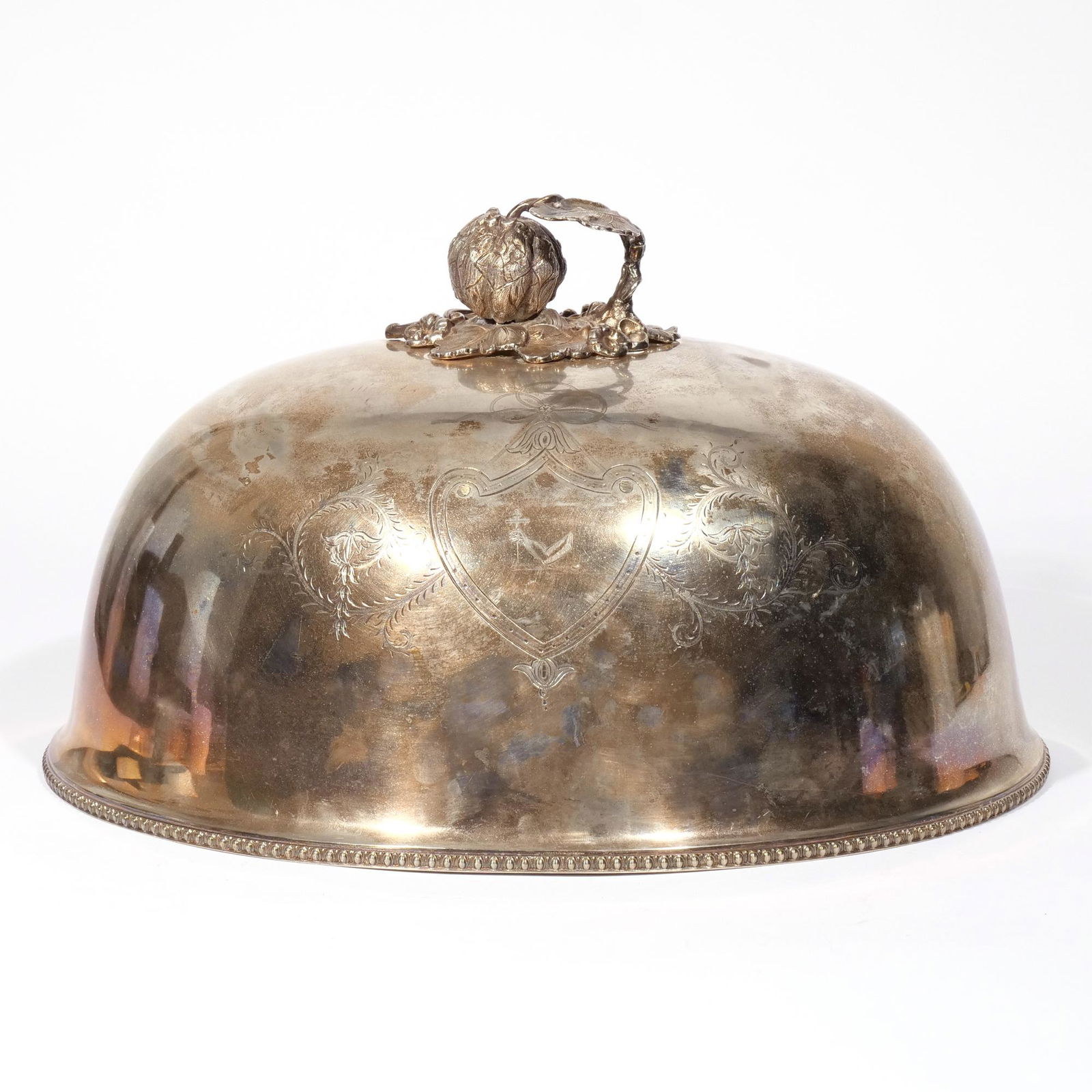 SILVER PLATED CLOCHE (1 of 11)