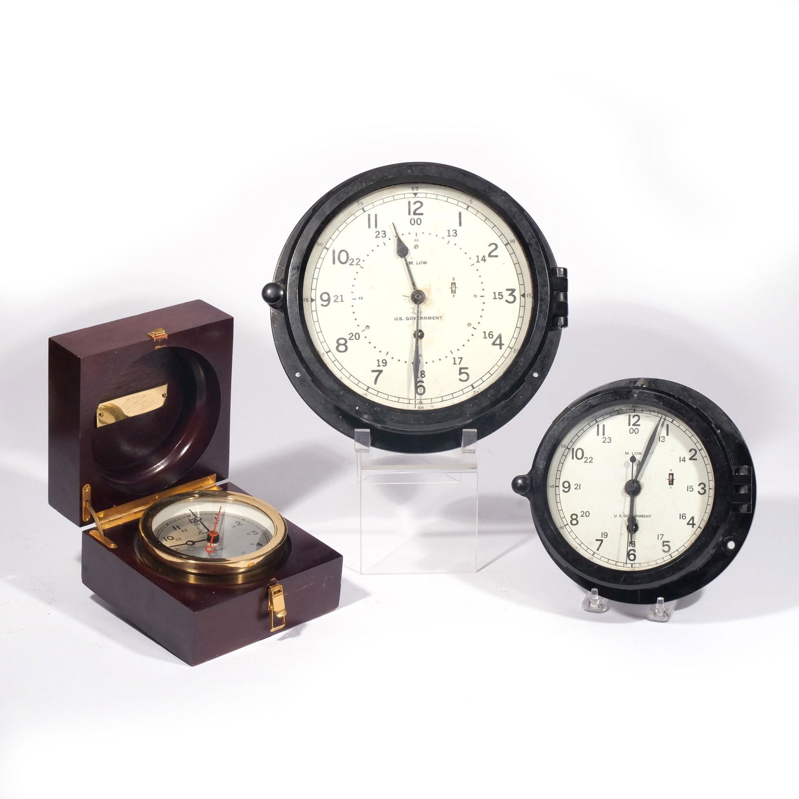 (3pc) CHELSEA GOVERNMENT & OTHER CLOCKS (1 of 14)