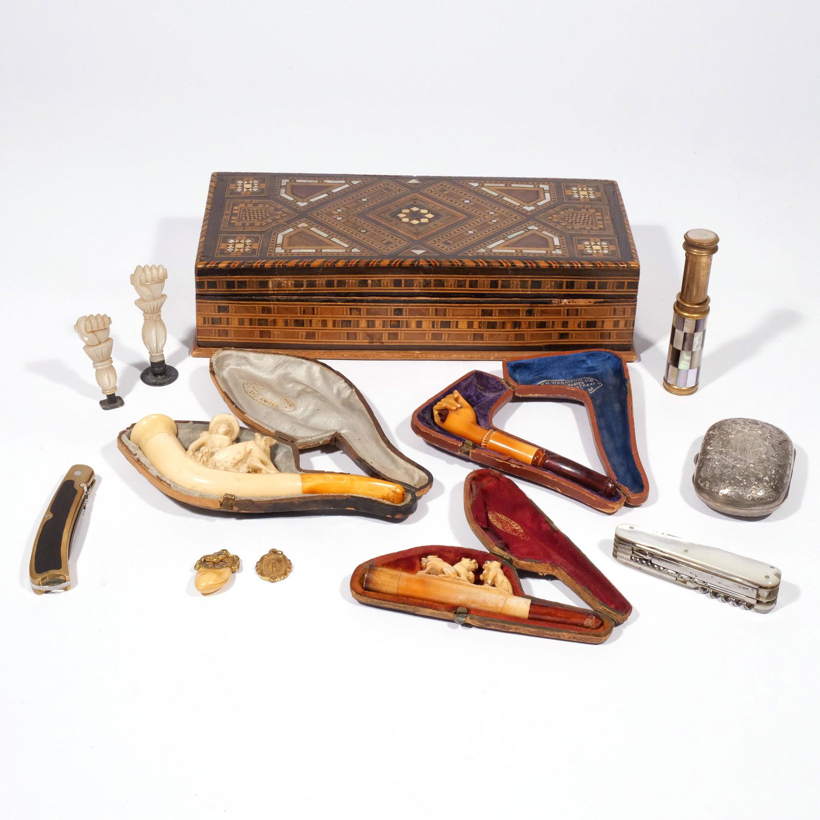 GROUP CHEROOT HOLDERS & MISC. ITEMS (1 of 16)