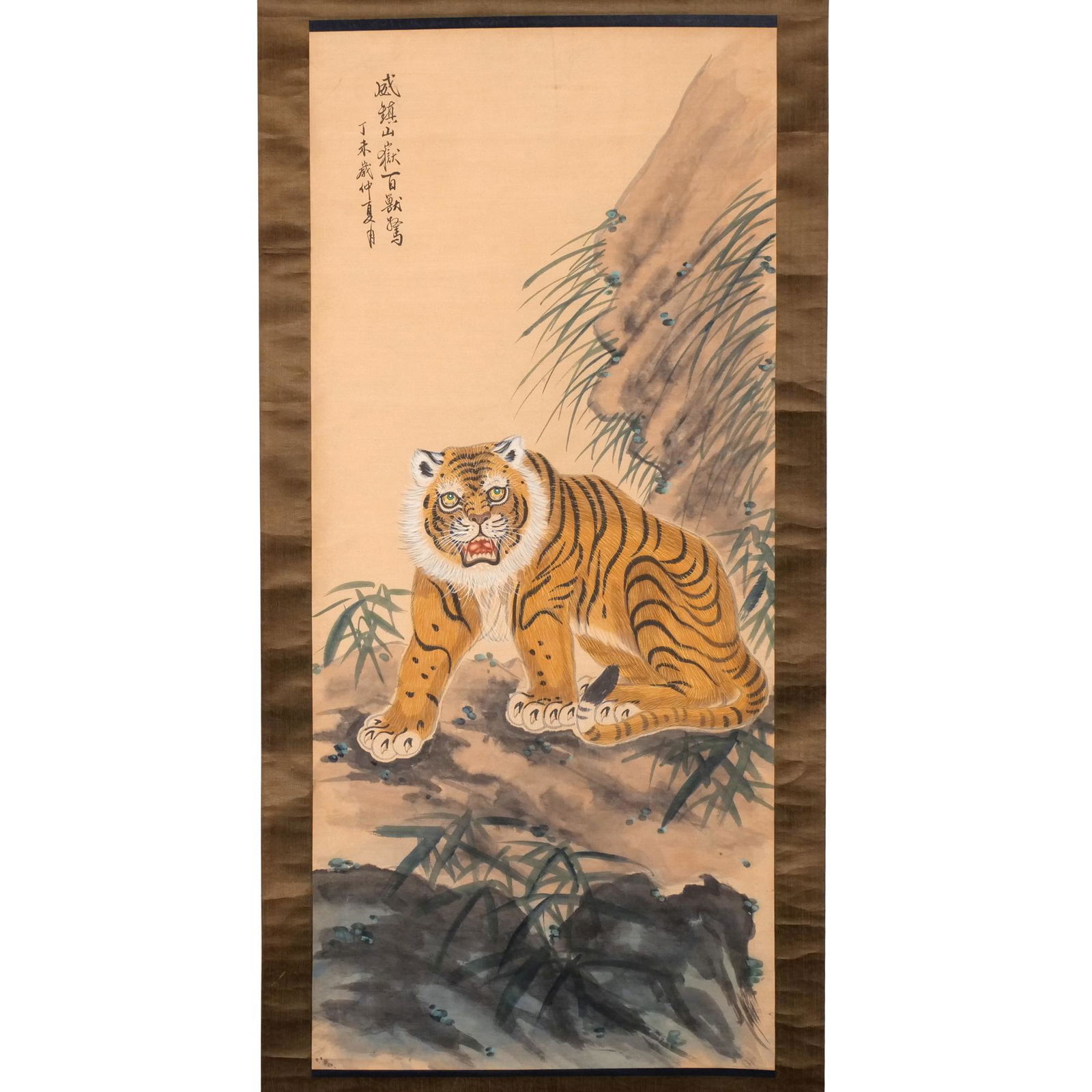 CHINESE SCROLL PAINTING of TIGER (1 of 14)