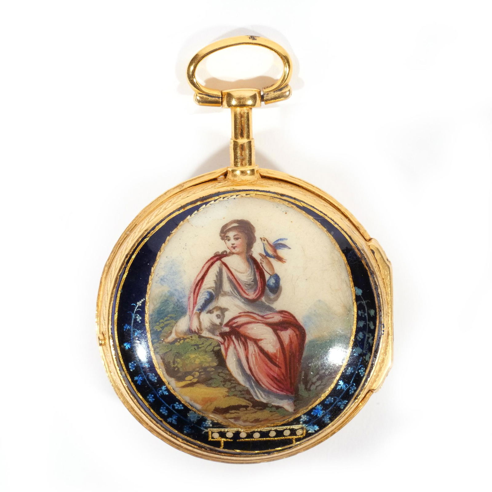 JEAN ETIENNE POIT & FRANCOIS PANCHAUD ENAMEL WATCH (1 of 17)
