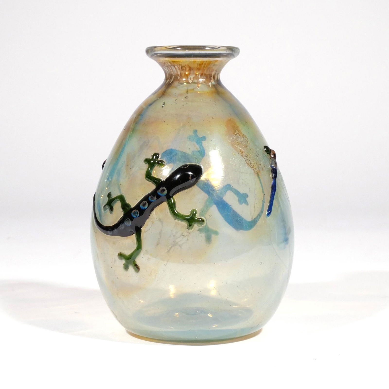 JOHN NYGREN (American, b. 1940) ART GLASS VASE (1 of 10)