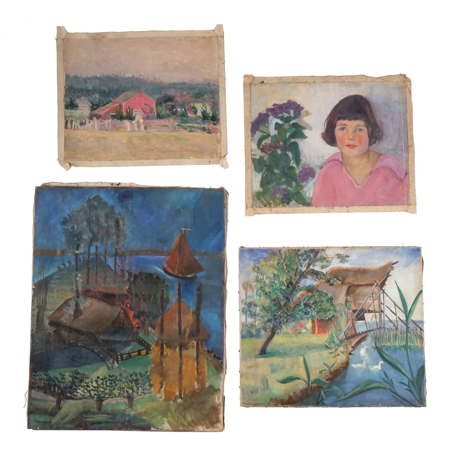 (4pc) JUDITH CHAMBERLAIN (American, 1893-1965) (1 of 12)