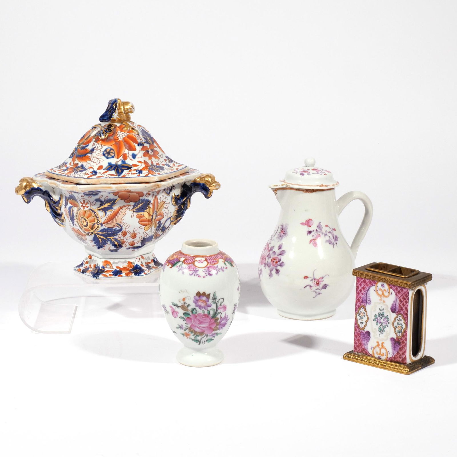 (4pc) MISC. EXPORT PORCELAIN & OTHER (1 of 10)