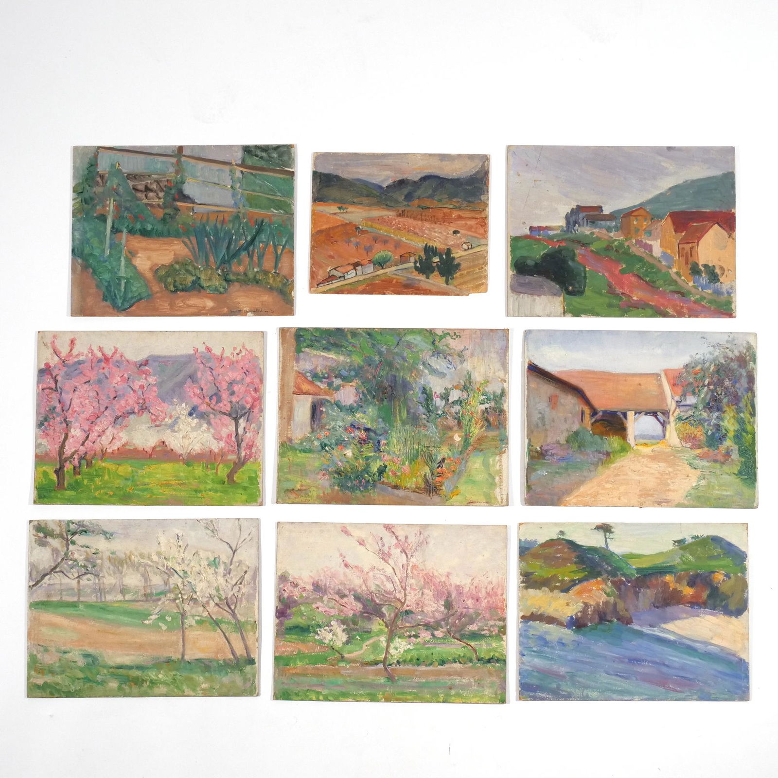 (9pc) JUDITH CHAMBERLAIN (American, 1893-1965) (1 of 14)