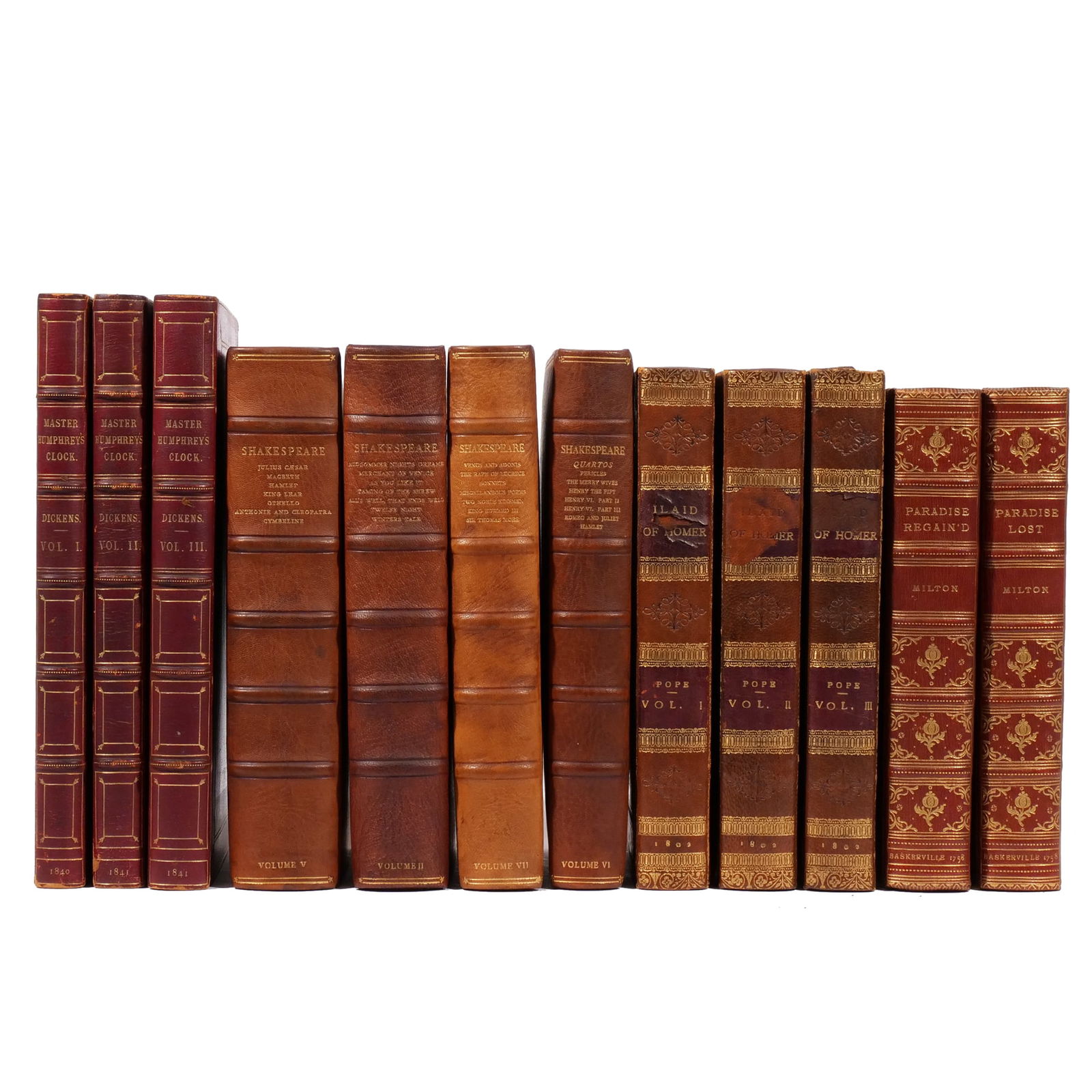 (12vols) [FINE BINDINGS] ENGLISH LITERATURE (1 of 15)