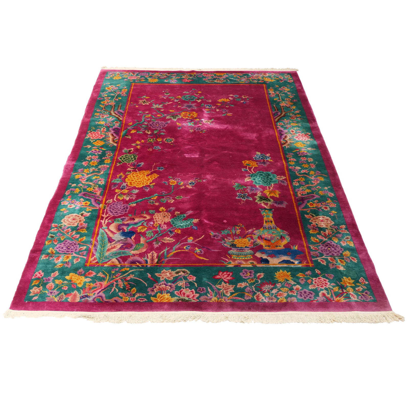 CHINESE ART DECO 'NICHOLS' CARPET (1 of 18)