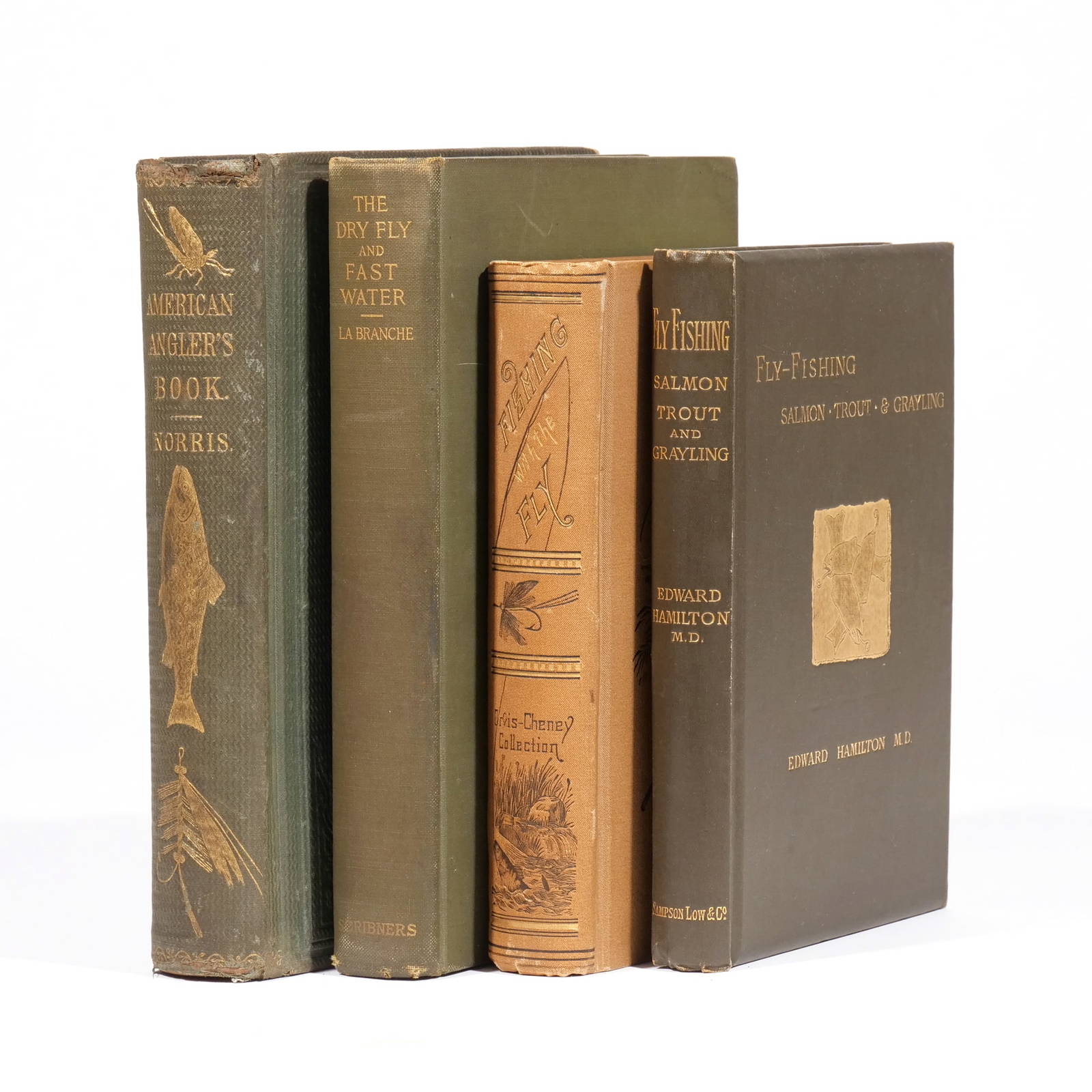 (4pc) Vintage Books On Fly Fishing Auction