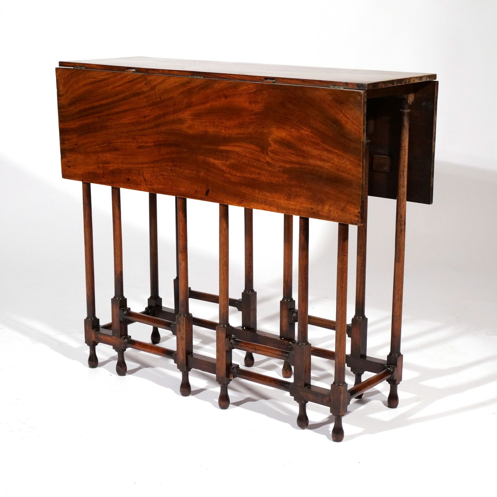 ENGLISH MAHOGANY SPIDER LEG SIDE TABLE (1 of 11)