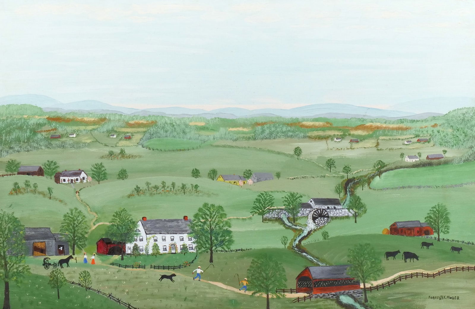 FORREST KING MOSES (American, 1893-1974) (1 of 11)