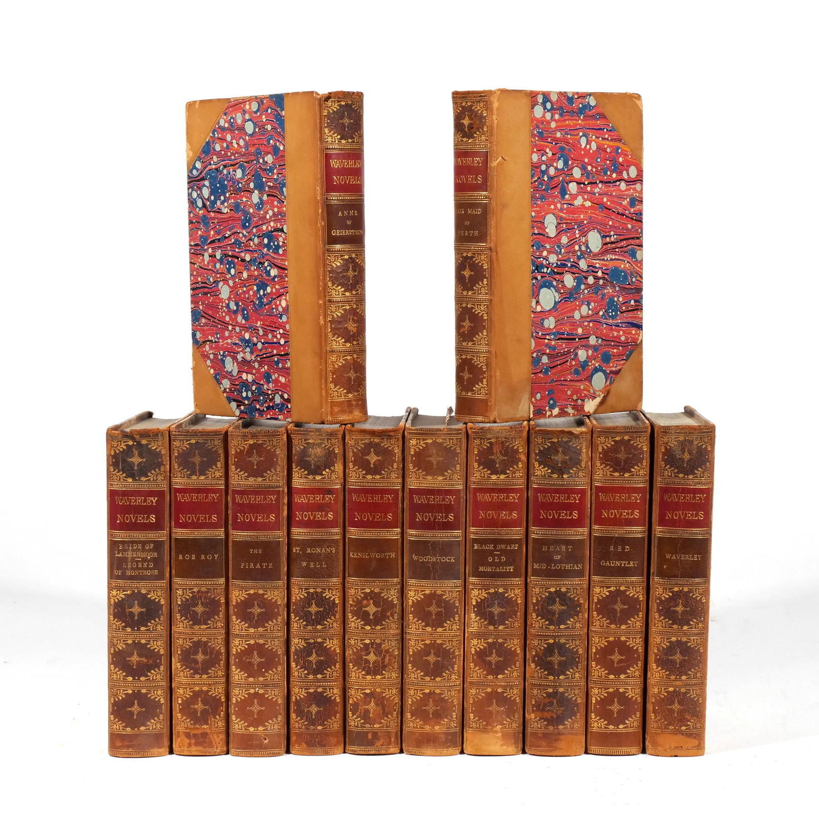 (29vol) ASSORTED LEATHER BINDINGS (1 of 20)