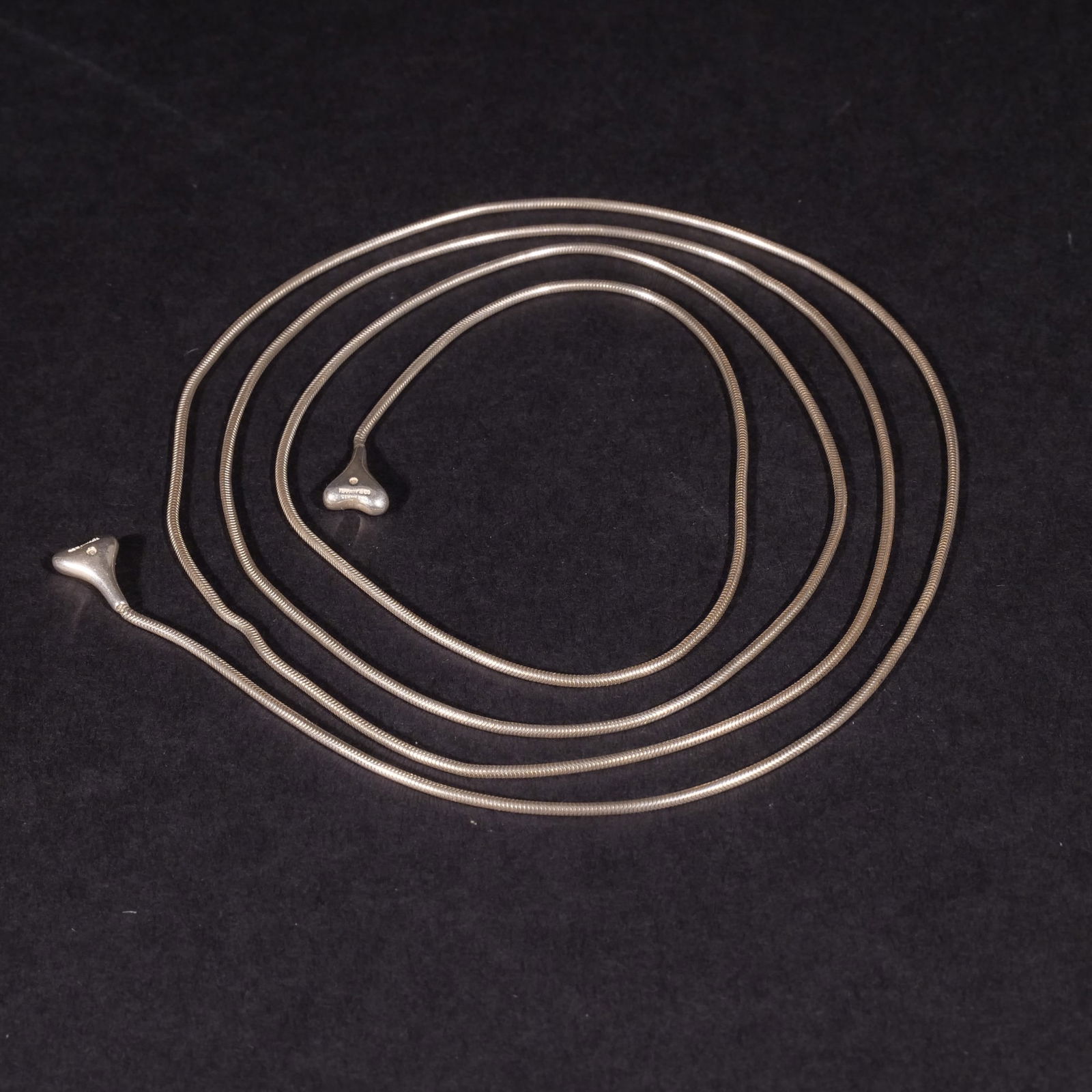 ELSA PERETTI STERLING BEAN NECKLACE (1 of 7)