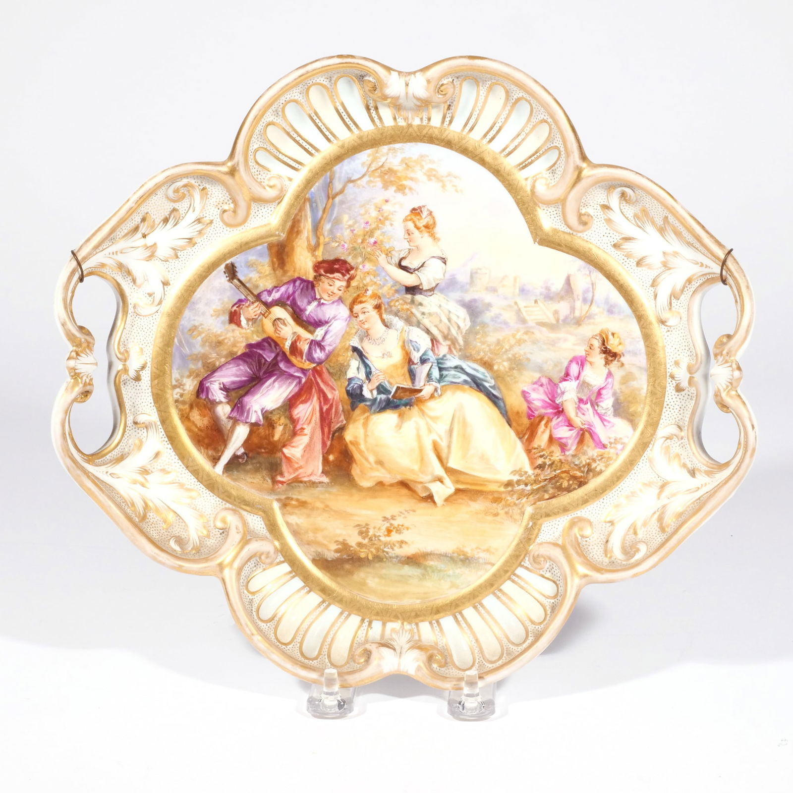 AMBROSIUS LAMM DRESDEN PORCELAIN DISH (1 of 7)