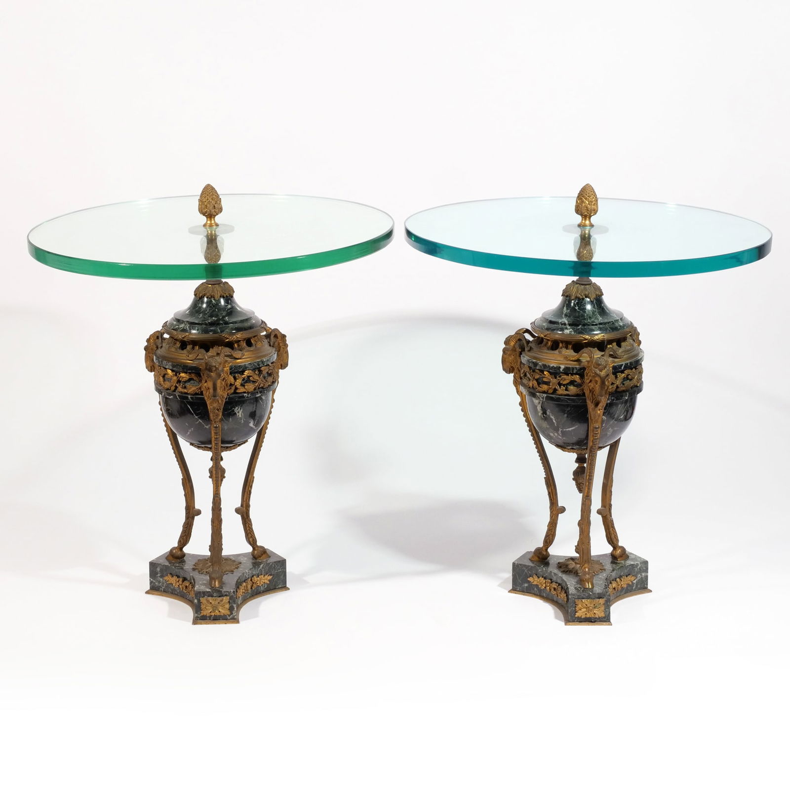 PAIR LOUIS XVI POT POURRI MOUNTED SIDE TABLES (1 of 18)