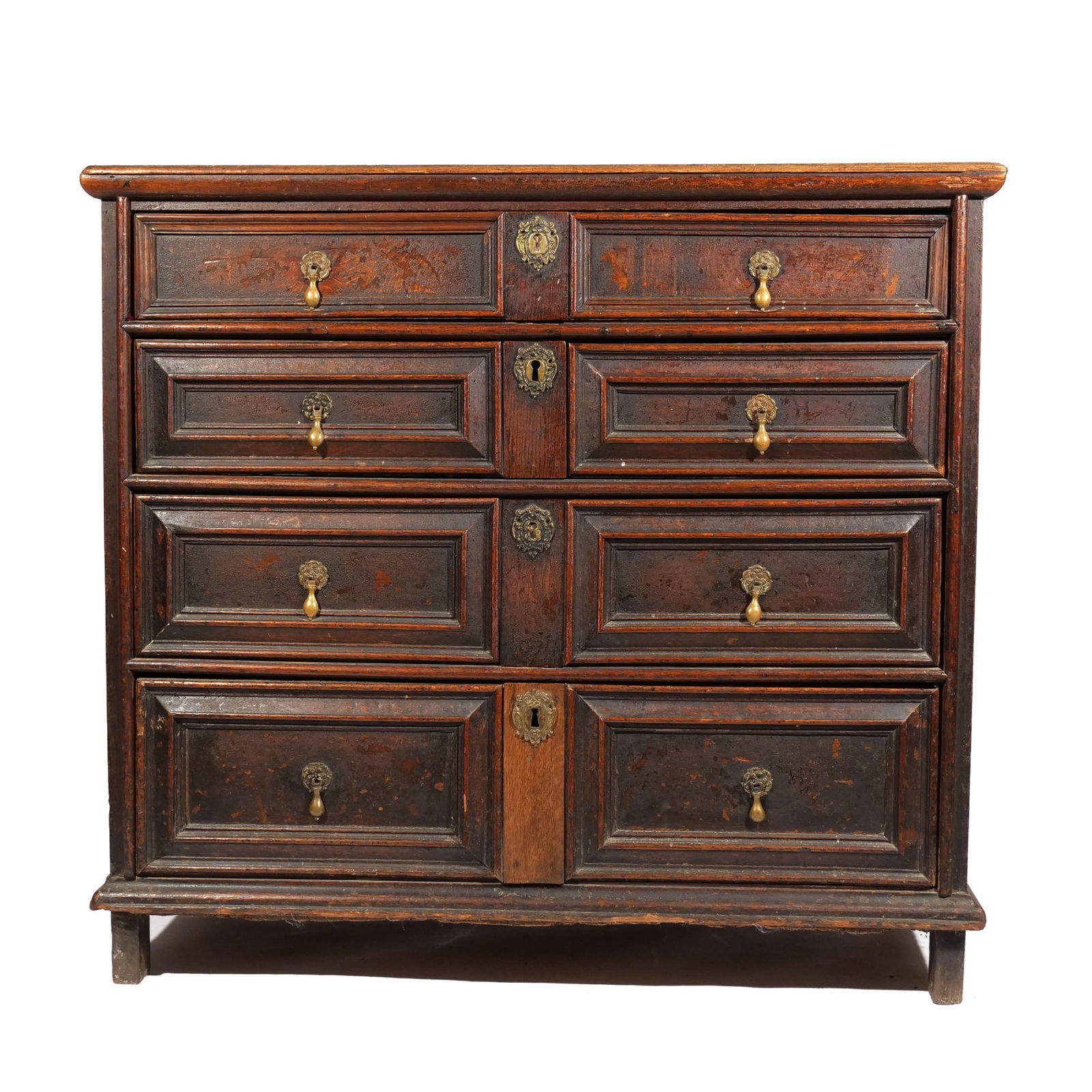 ENGLISH JACOBEAN CARVED OAK CHEST (1 of 11)