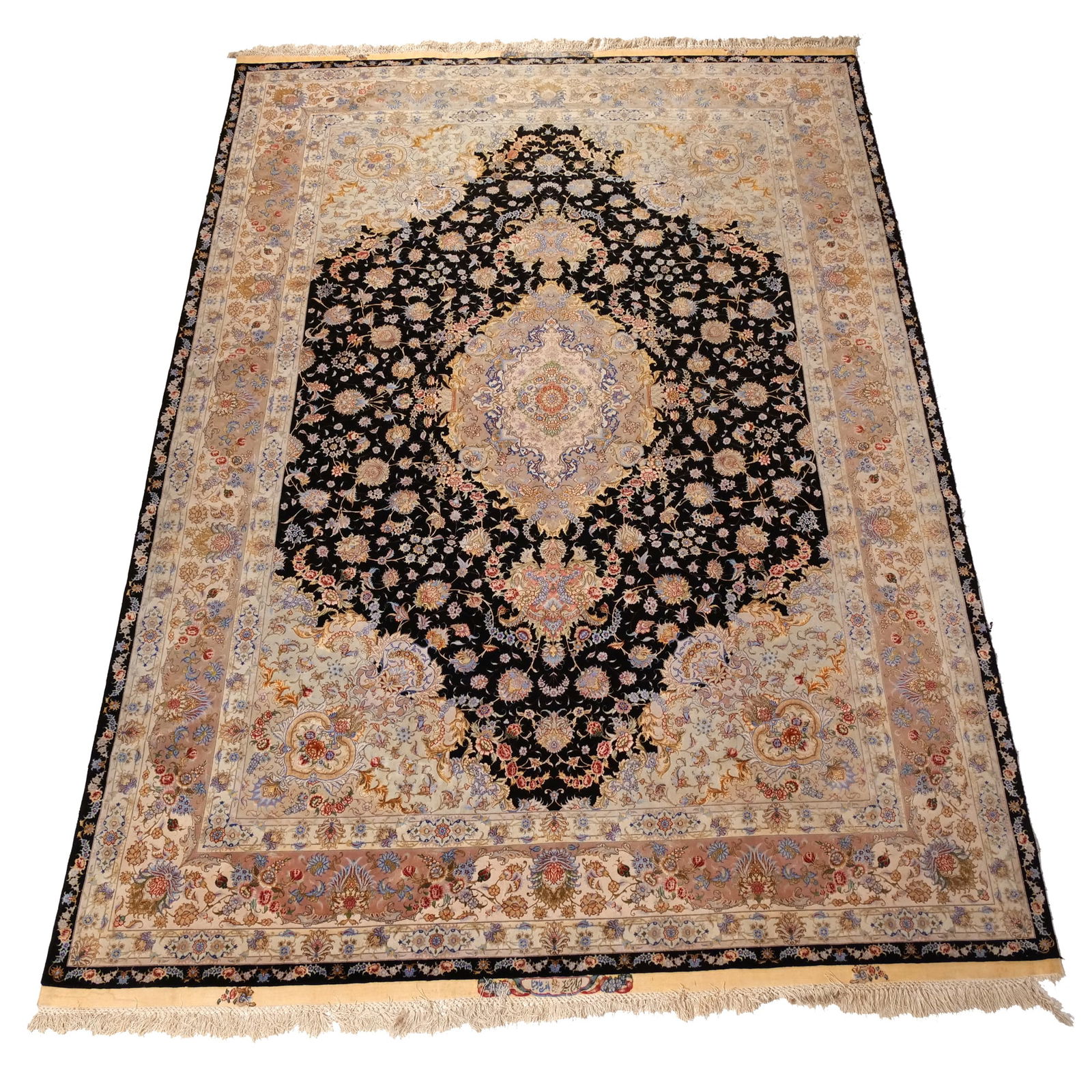 TABRIZ SILK & WOOL CARPET (1 of 13)