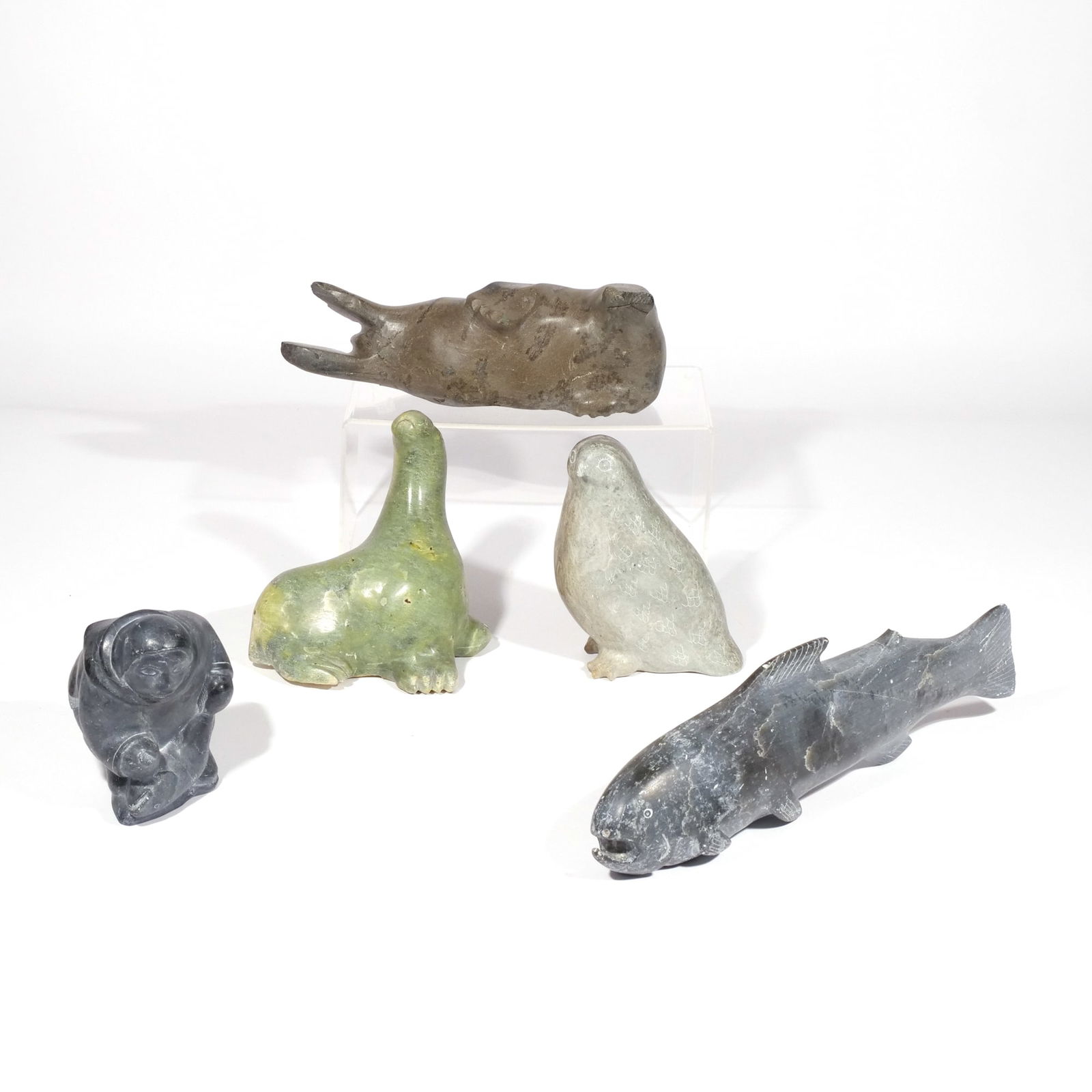 (5pc) INUIT STONE CARVINGS (1 of 10)