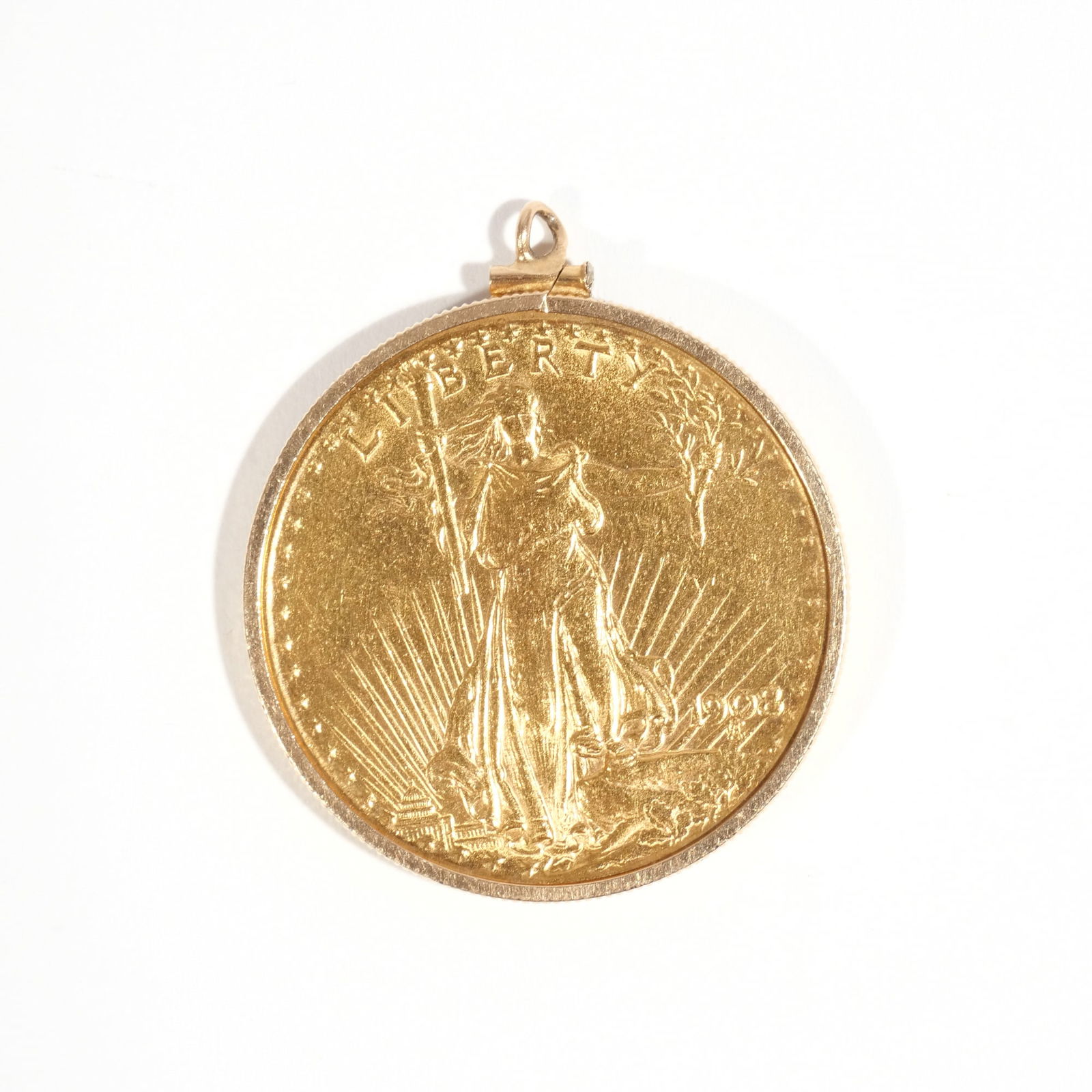 1908 US $20 LIBERTY GOLD COIN (1 of 3)