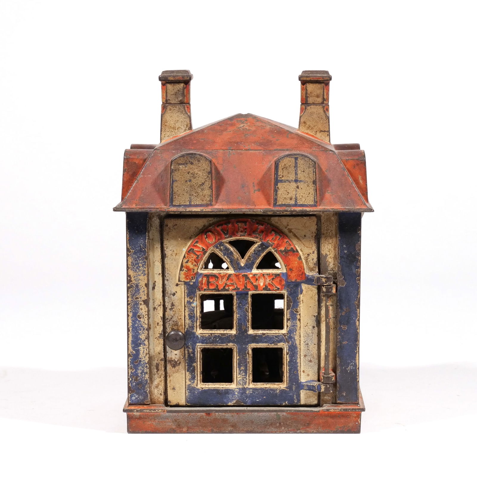 NOVELTY BANK CAST IRON MECHANICAL, J. & E. STEVENS (1 of 8)