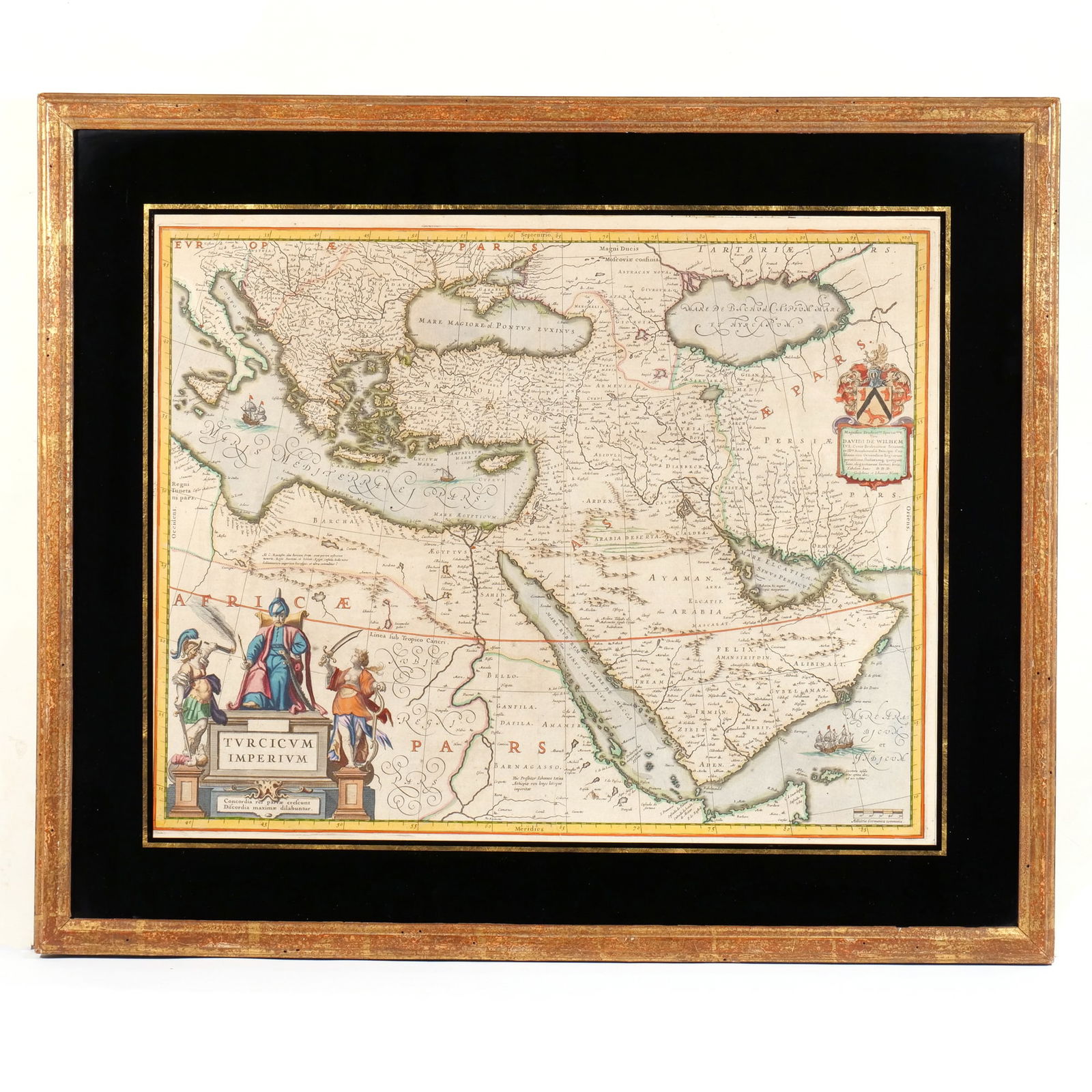 ANTIQUE TURCICUM IPERIUM (TURKISH EMPIRE) MAP (1 of 10)