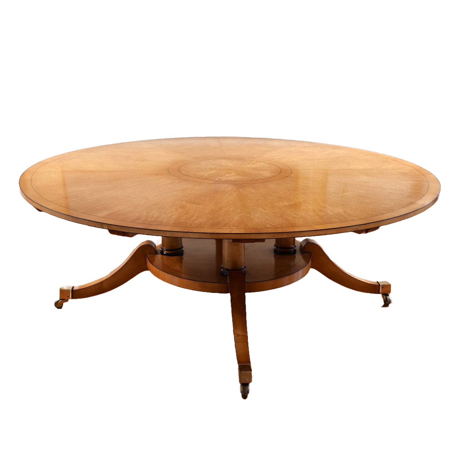 REGENCY-STYLE RADIAL EXTENSION DINING TABLE (1 of 7)