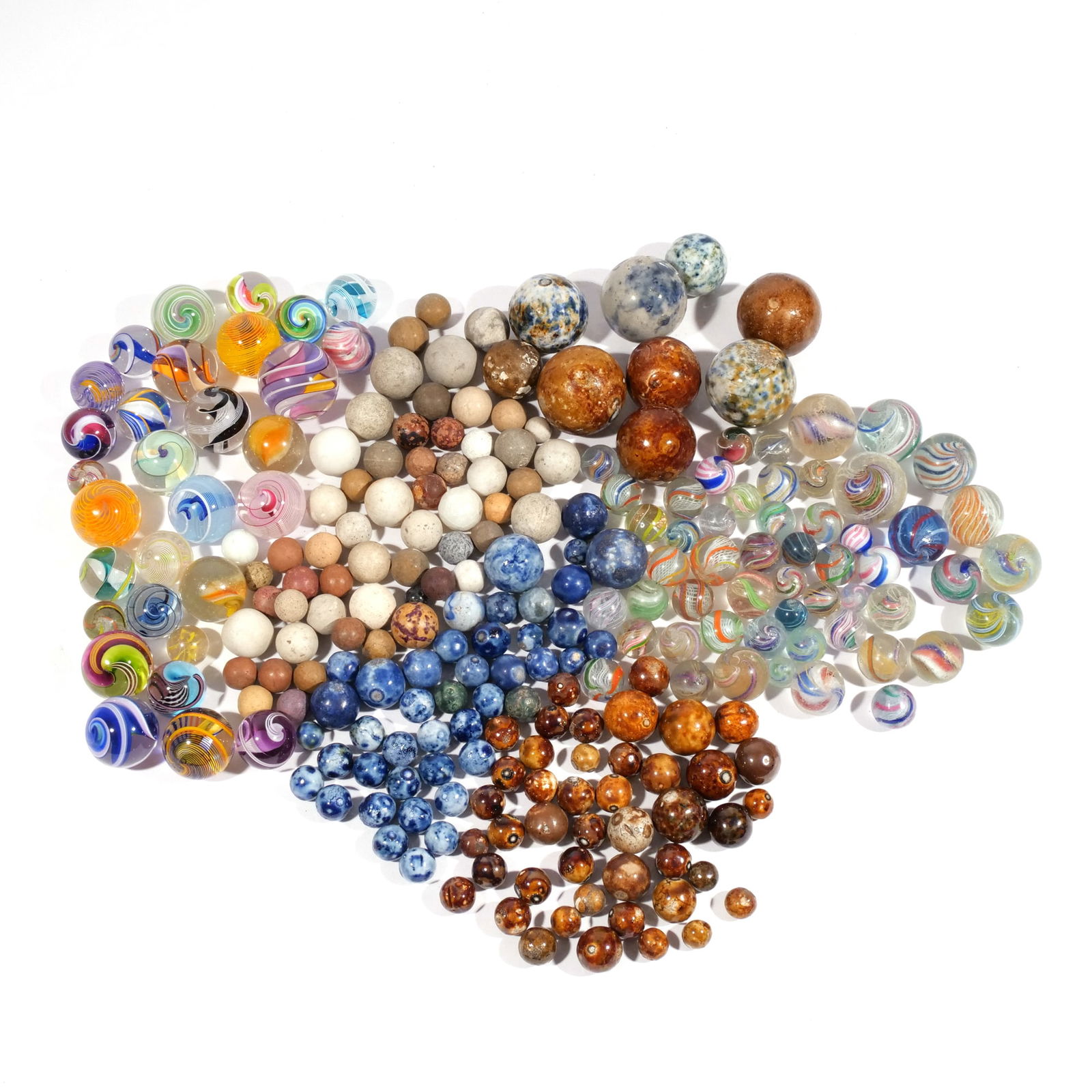 LARGE COLLECTION of MARBLES (1 of 11)