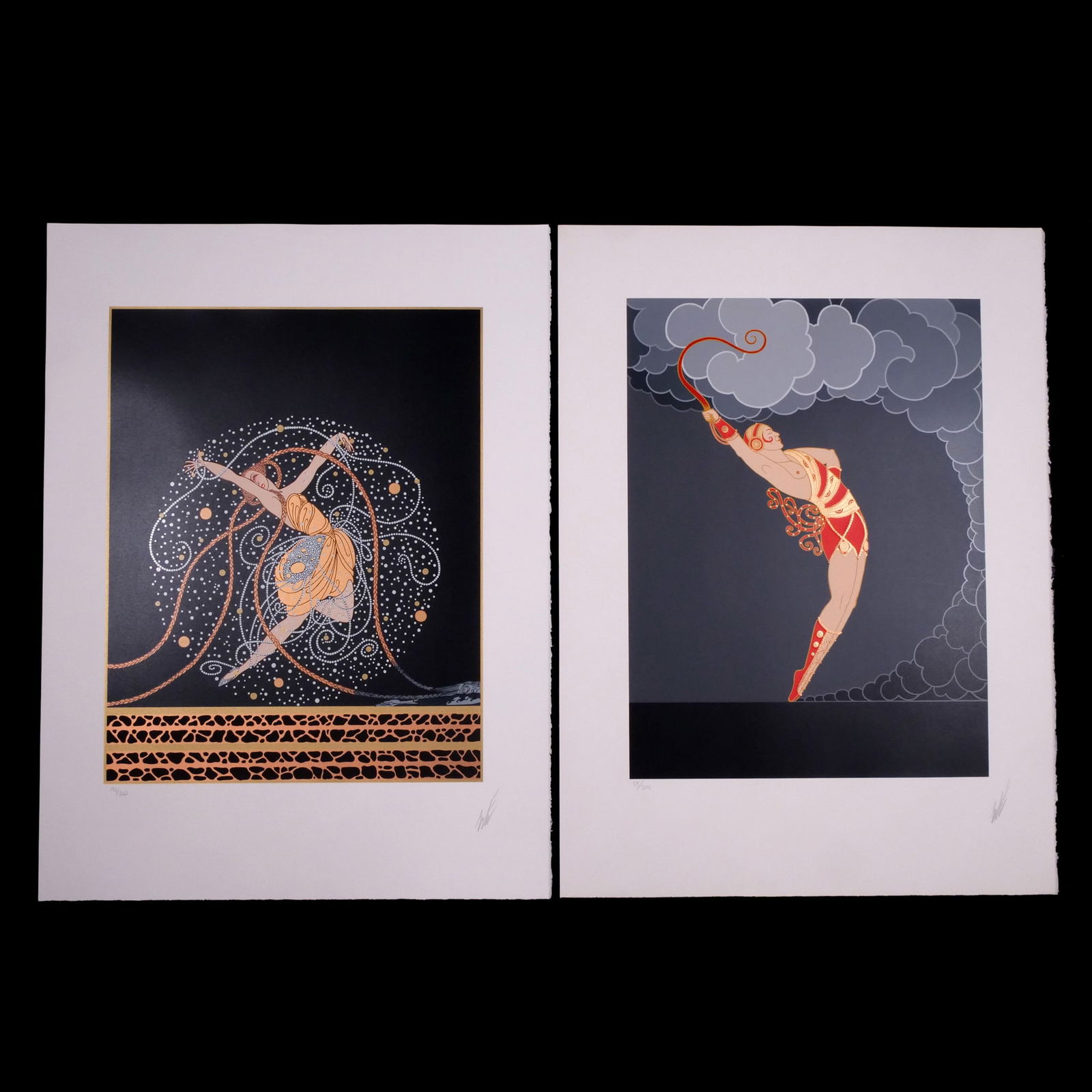 (2pc) ROMAIN (ERTE) DE TIRTOFF (1892-1990) (1 of 13)