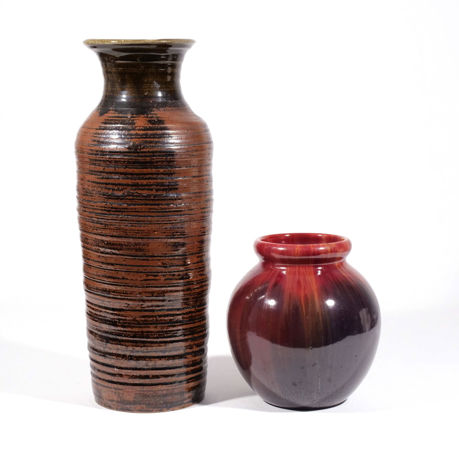 (2pc) POTTERY VASES (1 of 13)