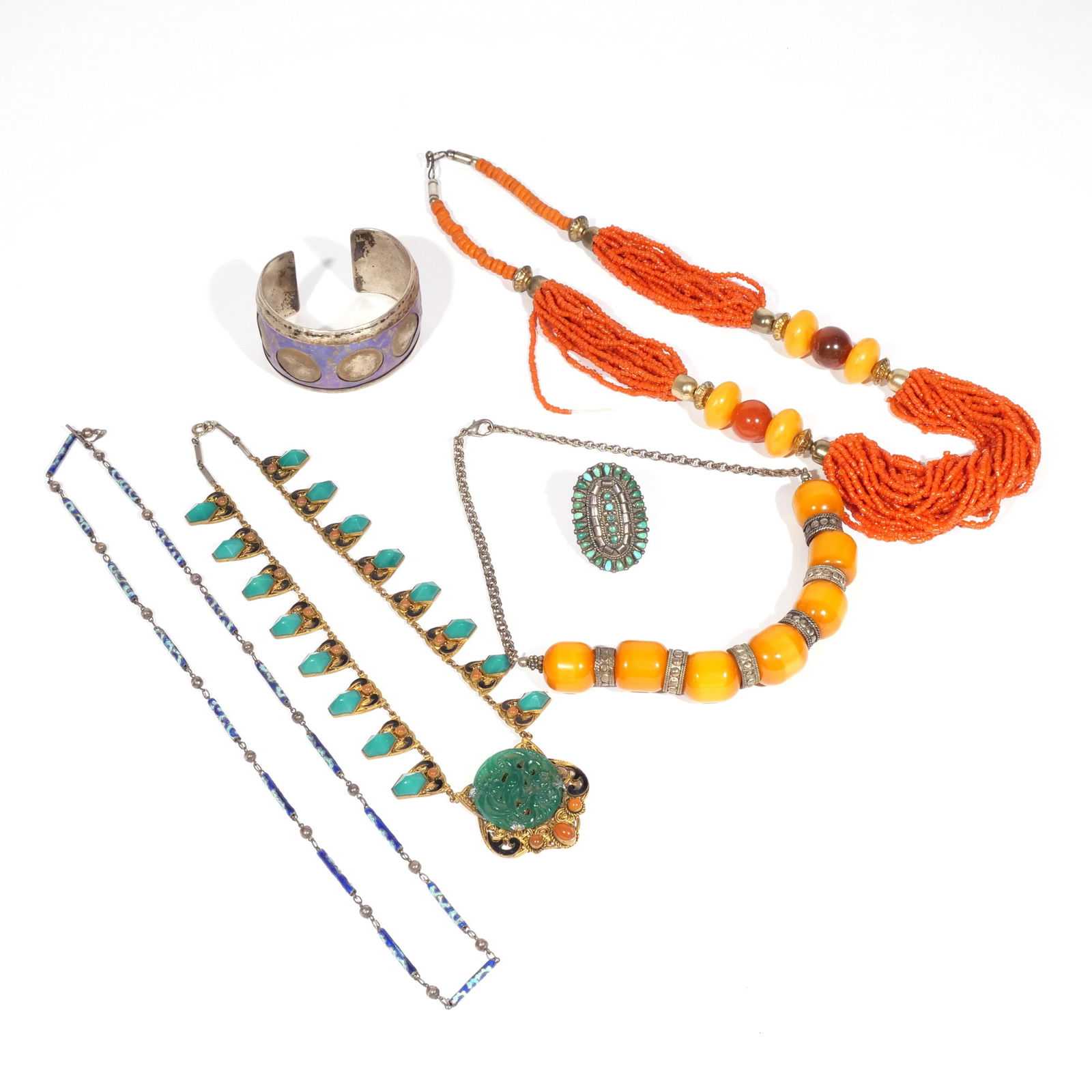 (6pc) GROUP OF ETHNIC JEWELRY (1 of 9)