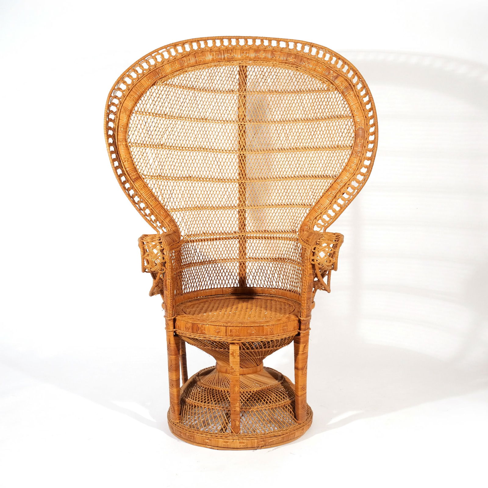 WICKER PEACOCK CHAIR (1 of 7)