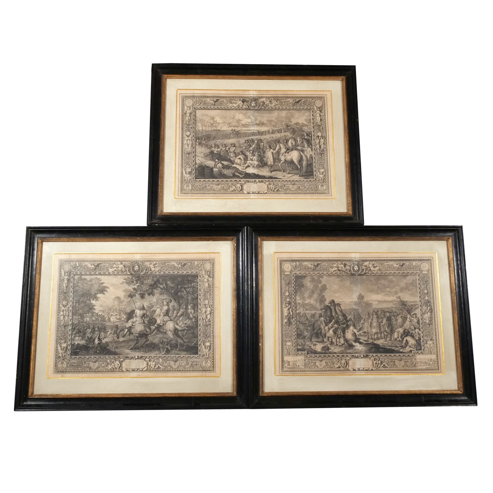 (3pc) 18th C. FRENCH ENGRAVINGS (1 of 13)