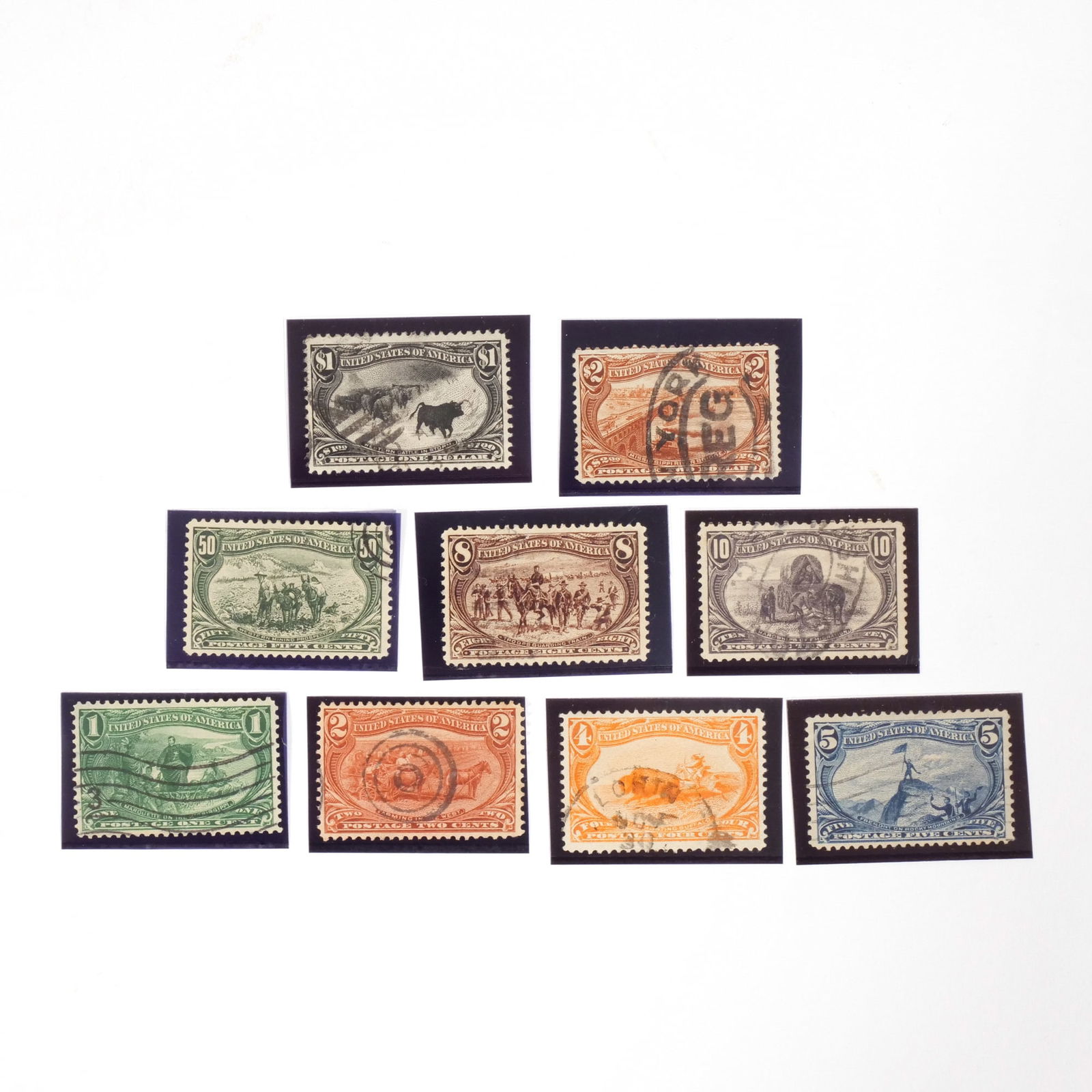 (9pc) TRANS-MISSISSIPPI EXPOSITION ISSUE STAMPS (1 of 6)