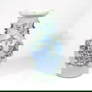 QING DYNASTY BLUE & CELADON BALUSTER VASE