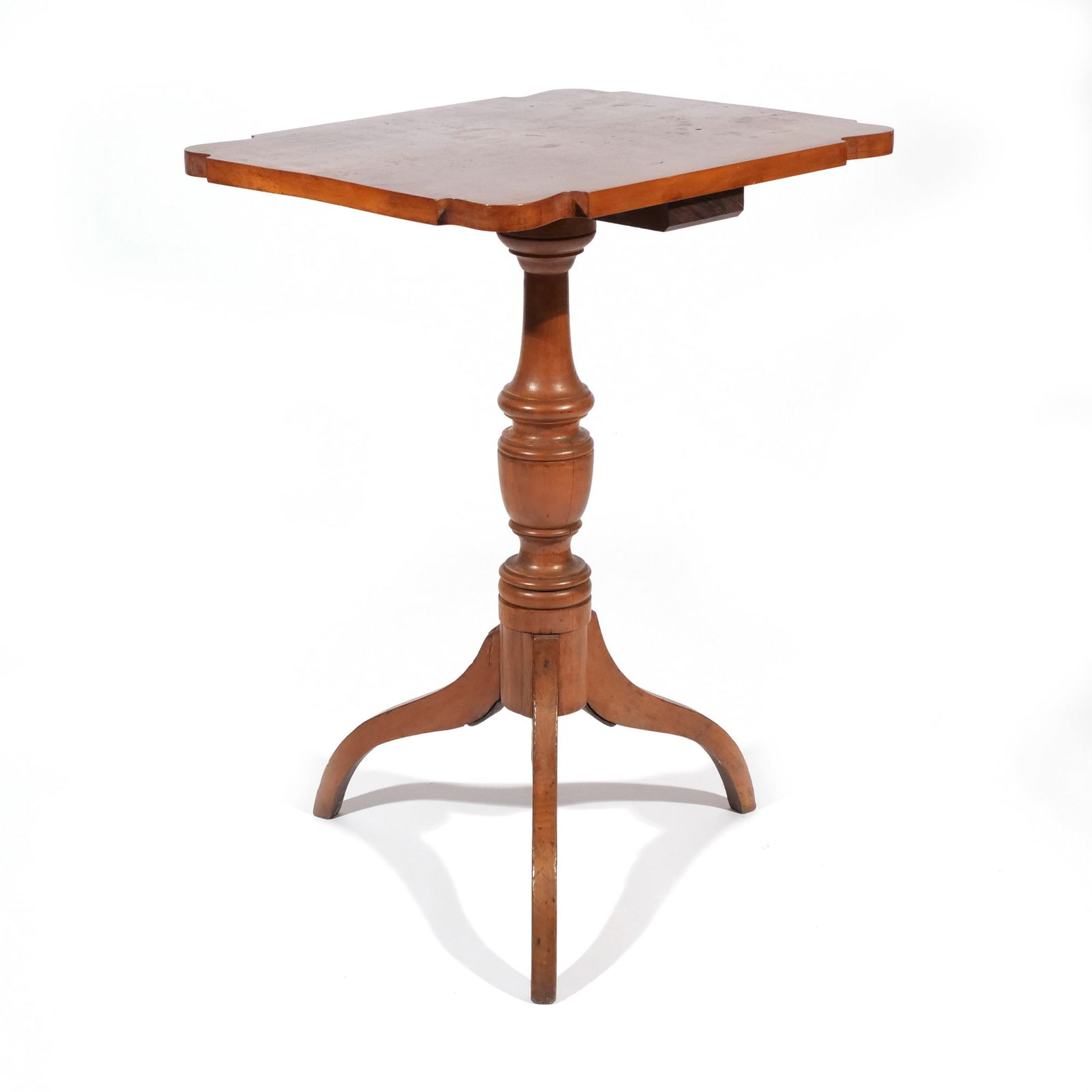 19th CENTURY AMERICAN CANDLE STAND (1 of 11)