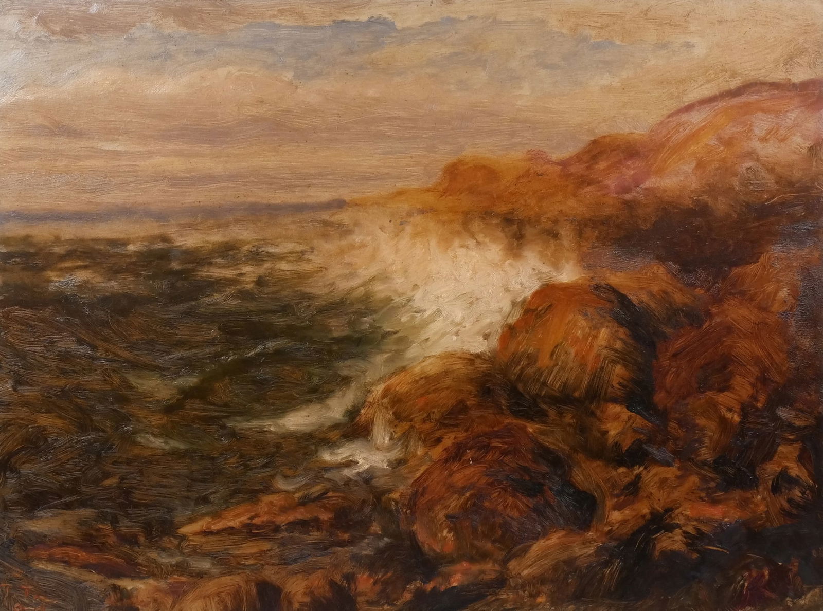 EARLY 20th CENTURY AMERICAN SEASCAPE (1 of 10)