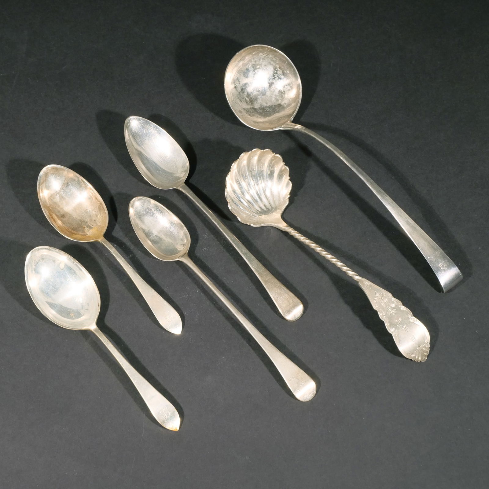 (6pc) STERLING SILVER SERVING PIECES (1 of 10)