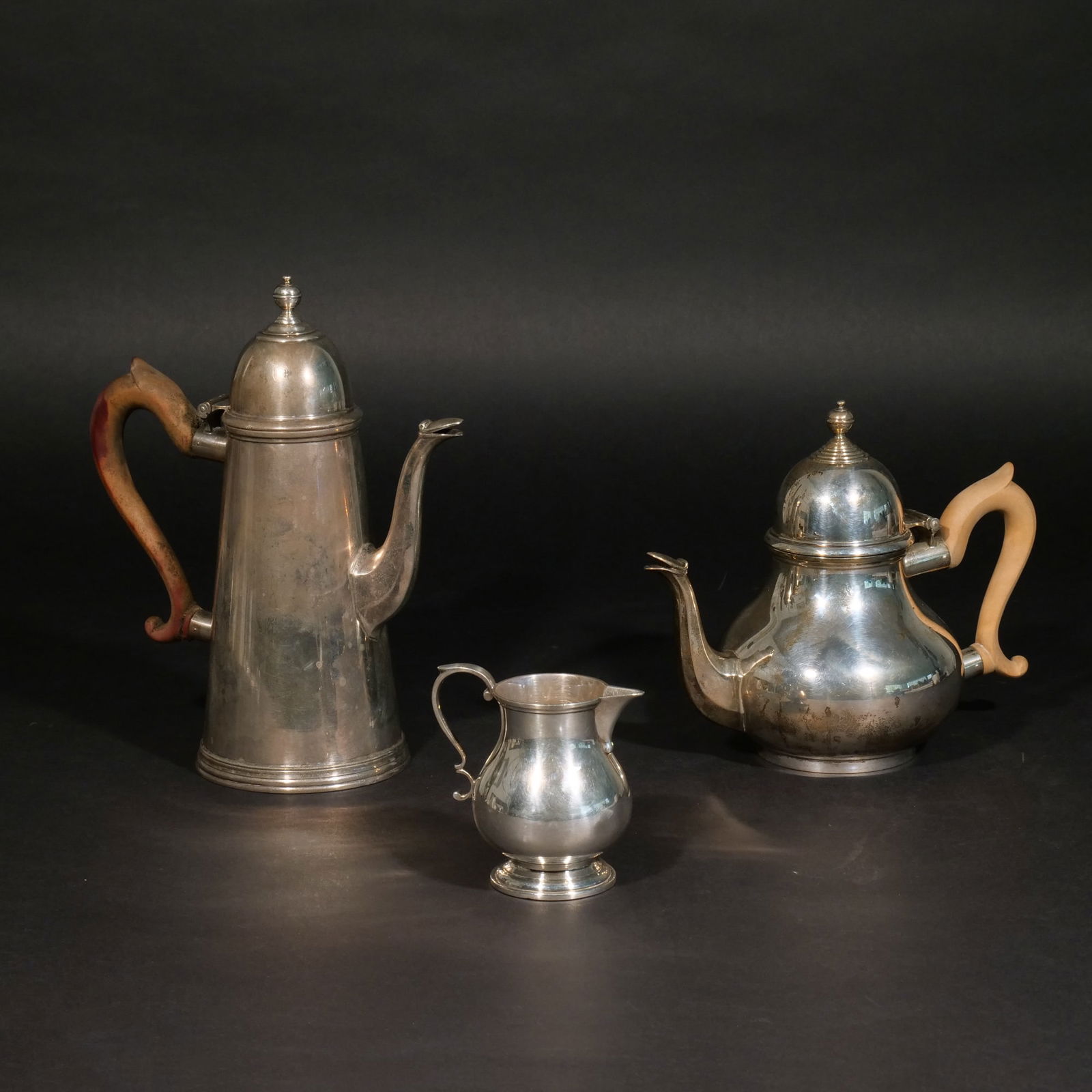 (3pc) ENSKO STERLING SILVER TEA & COFFEE SET (1 of 5)
