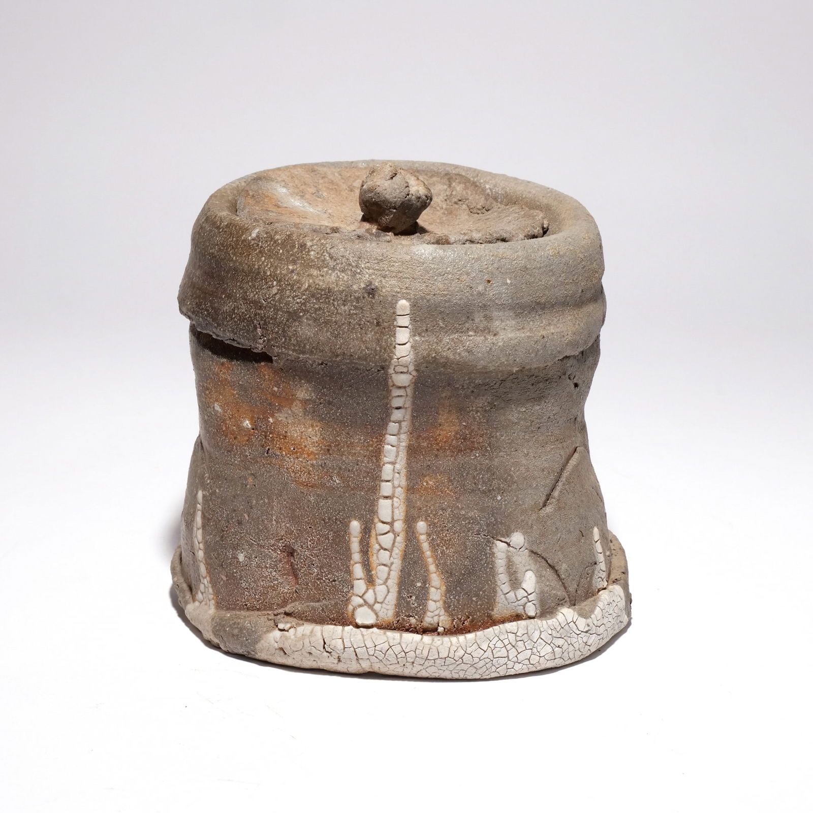 PETER CALLAS (American, b. 1952), COVERED JAR (1 of 6)