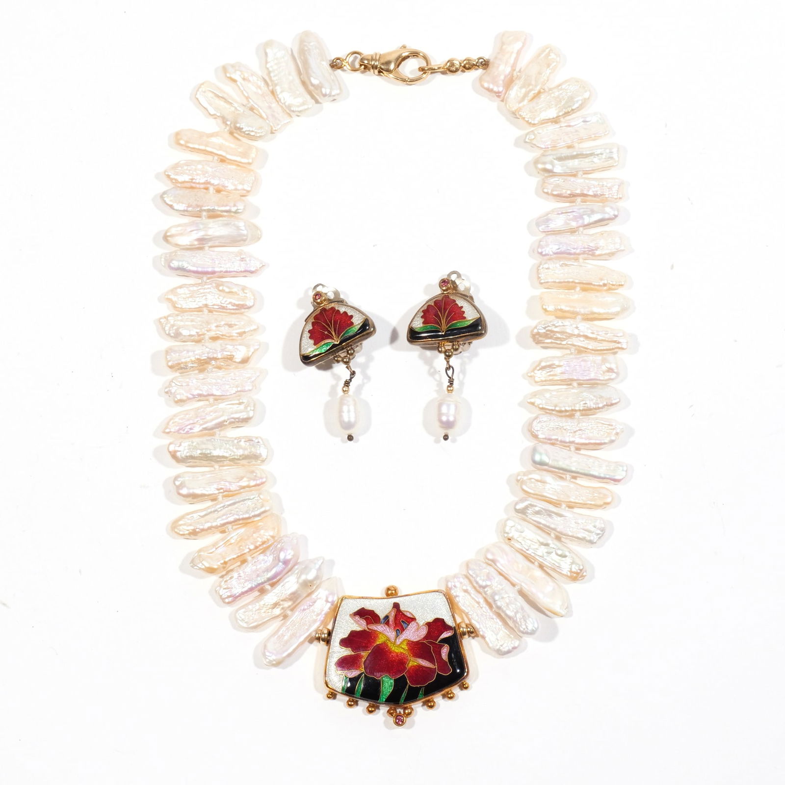 (2pc) TRICIA YOUNG DEMI PARURE SET (1 of 12)