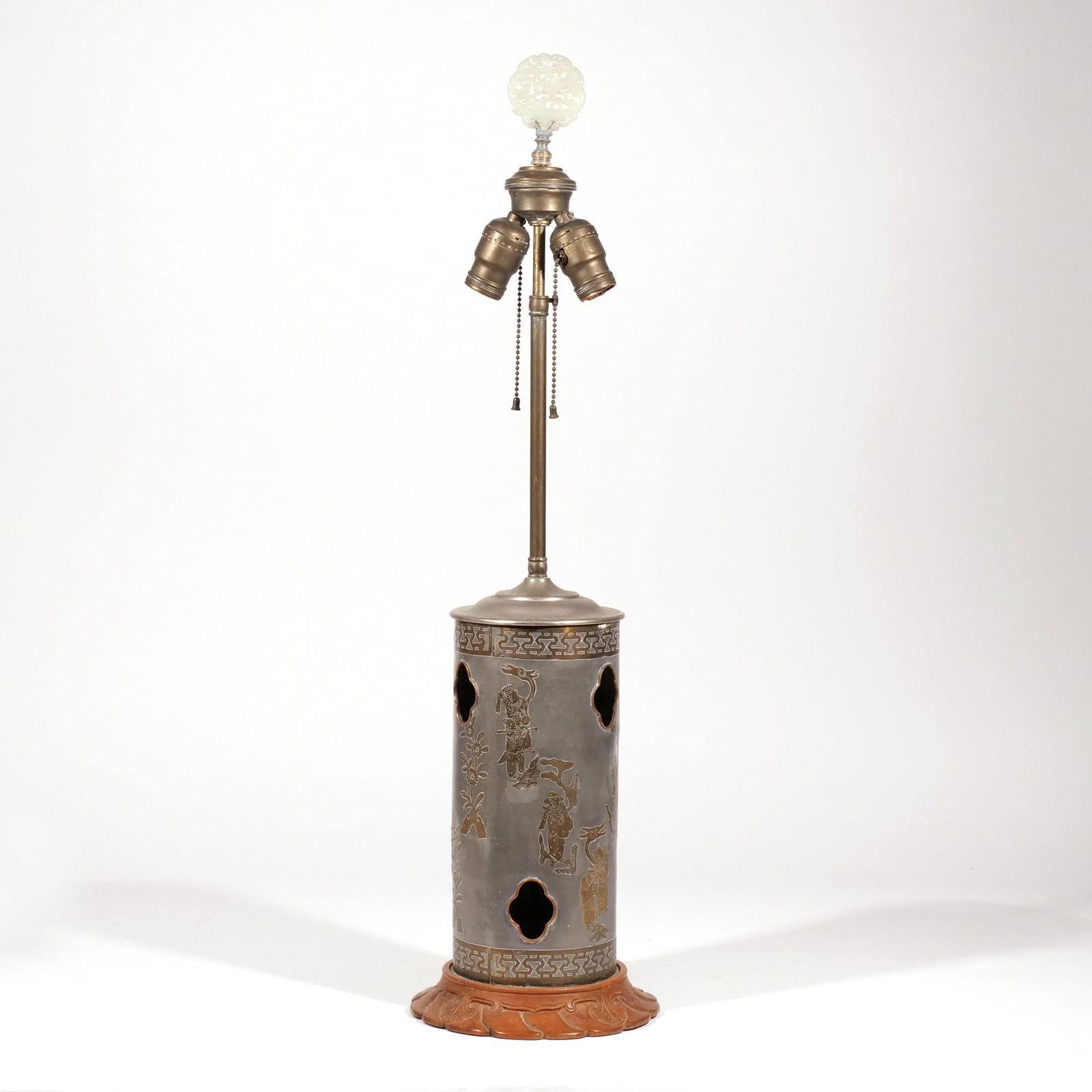 CHINESE MIXED METAL HAT STAND (1 of 11)