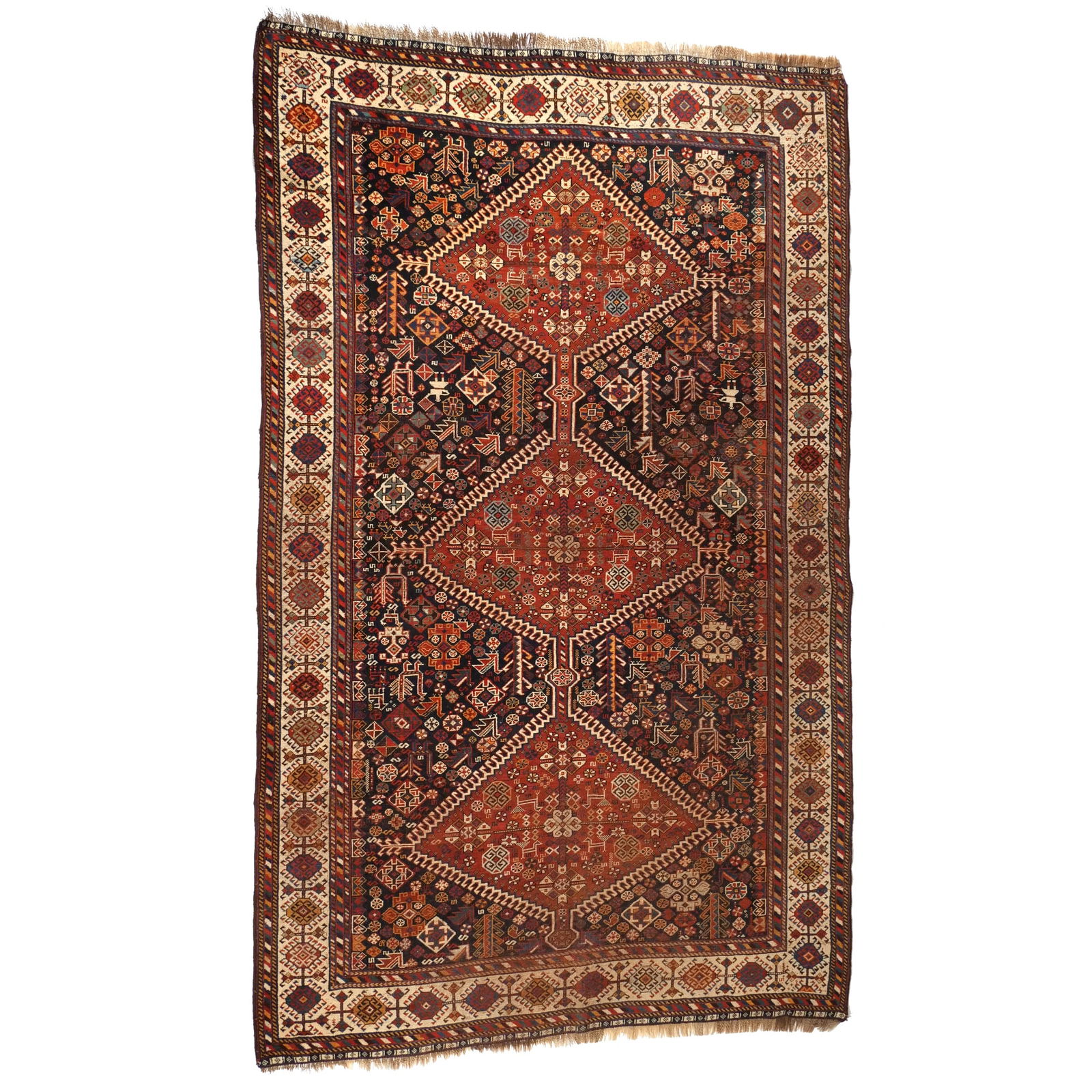 ANTIQUE SHIRAZ RUG (1 of 8)