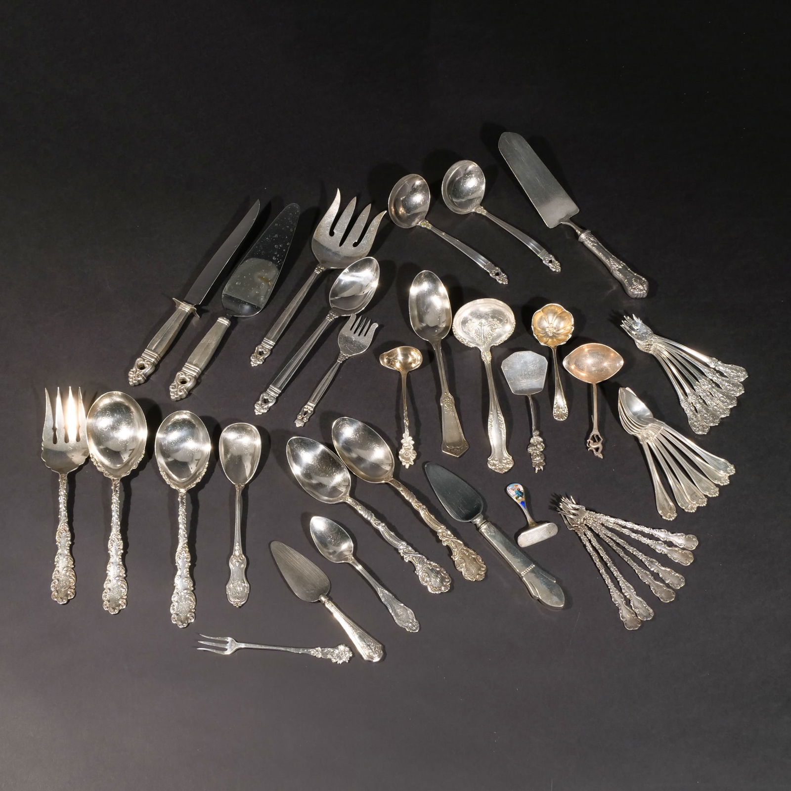 (43pc) MISC. STERLING SILVER FLATWARE (1 of 6)