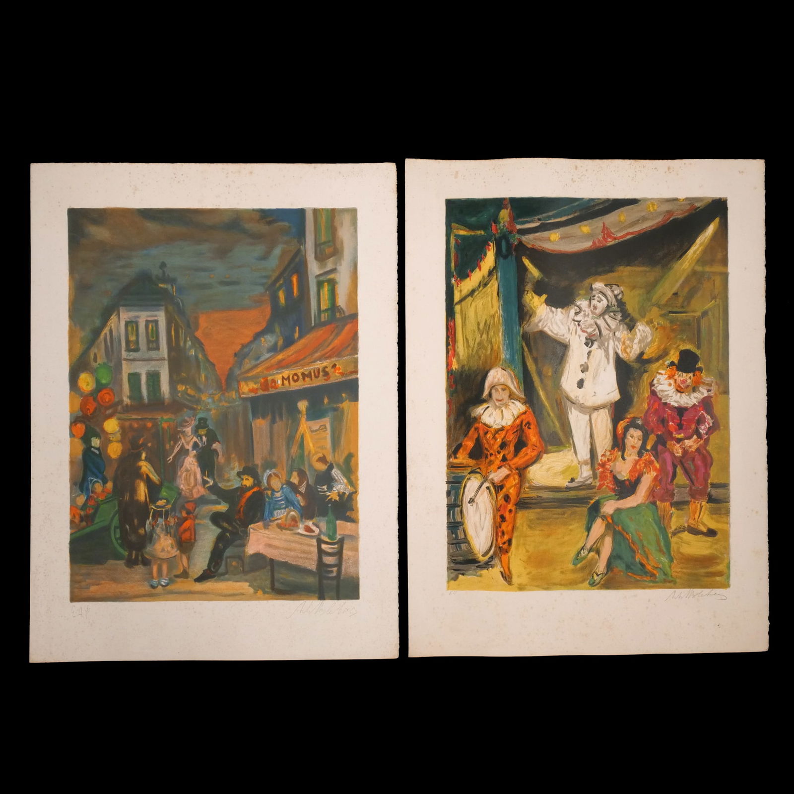 (2pc) ARBIT BLATAS  (Lithuanian, 1908-1999) (1 of 12)