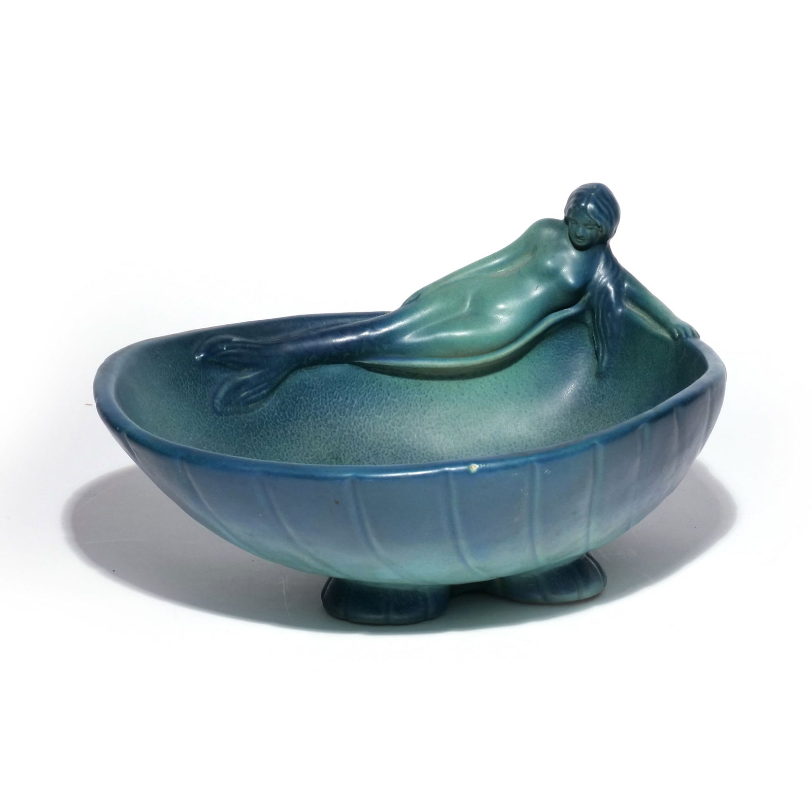 VAN BRIGGLE POTTERY MERMAID CENTERPIECE (1 of 9)