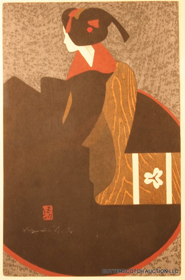 441A) 3-KIYOSHI SAITO (JAPANESE, 1907-1997): 3-KIYOSHI SAITO (JAPANESE, 1907-1997) JAPANESE WOOD BLOCK PRINTS, PENCIL SGD.