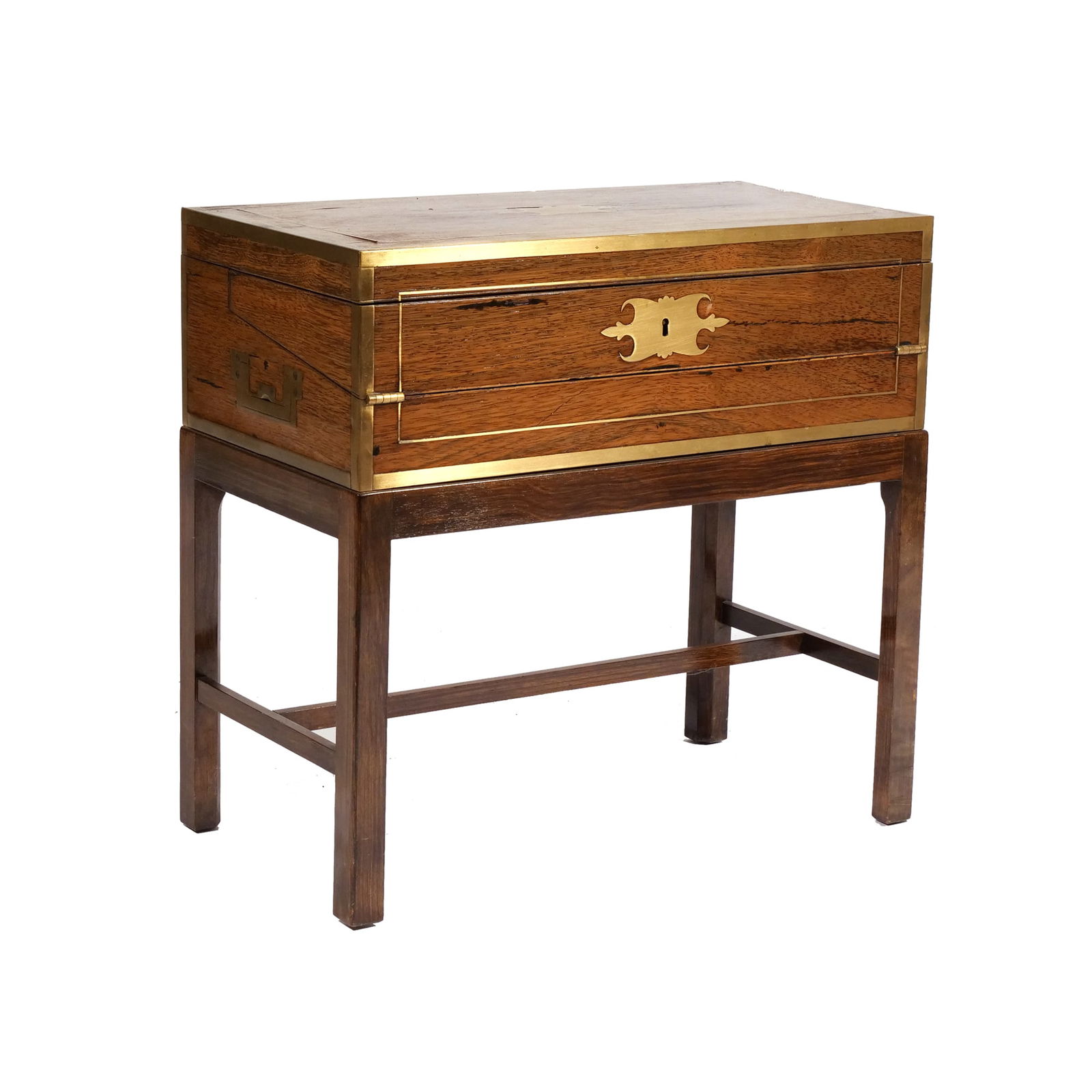 ENGLISH REGENCY ROSEWOOD TRAVELING WRITING BOX (1 of 8)