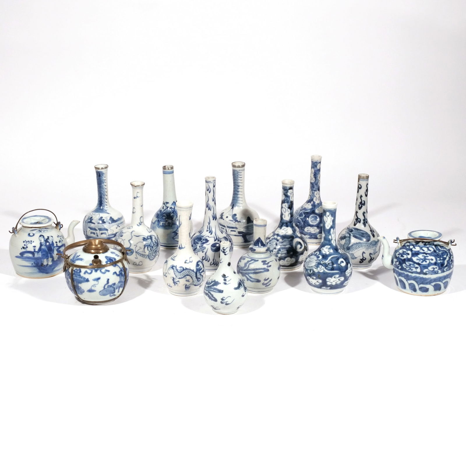 (15pc) CHINESE BLUE & WHITE PORCELAIN (1 of 20)
