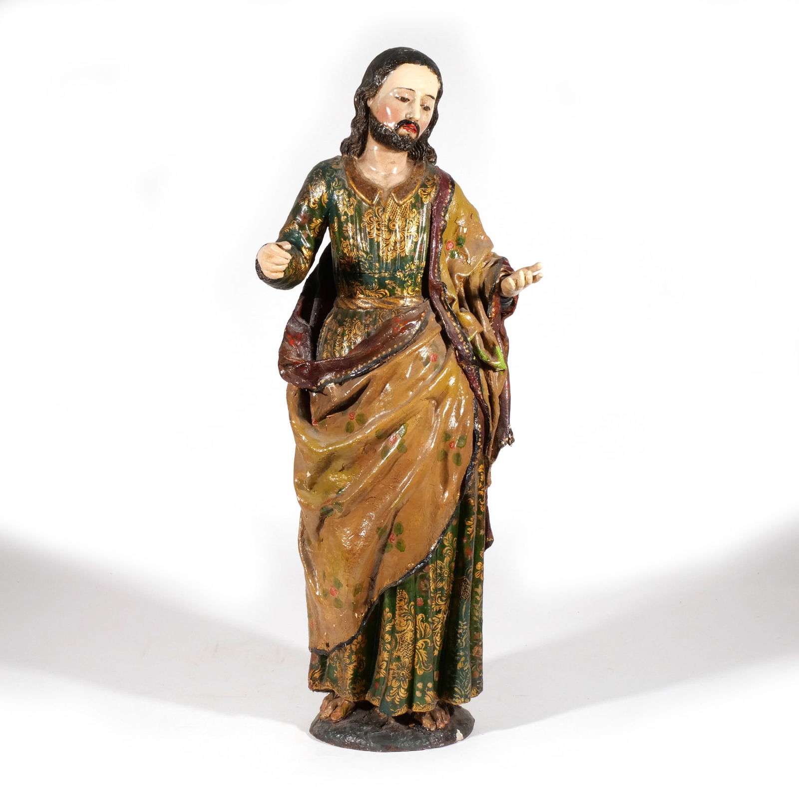 18th C. SPANISH COLONIAL ST. JOSEPH FIGURE (1 of 19)