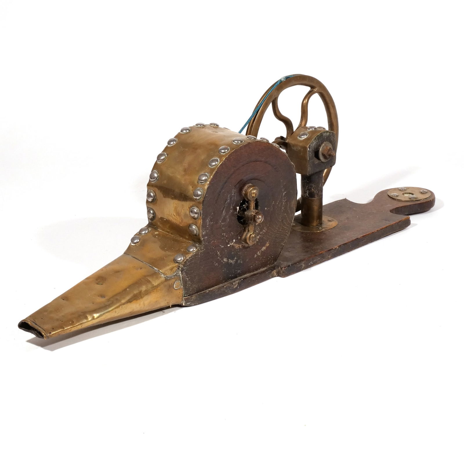 E.19th C. GEORGIAN MECHANICAL FIREPLACE BELLOWS (1 of 8)