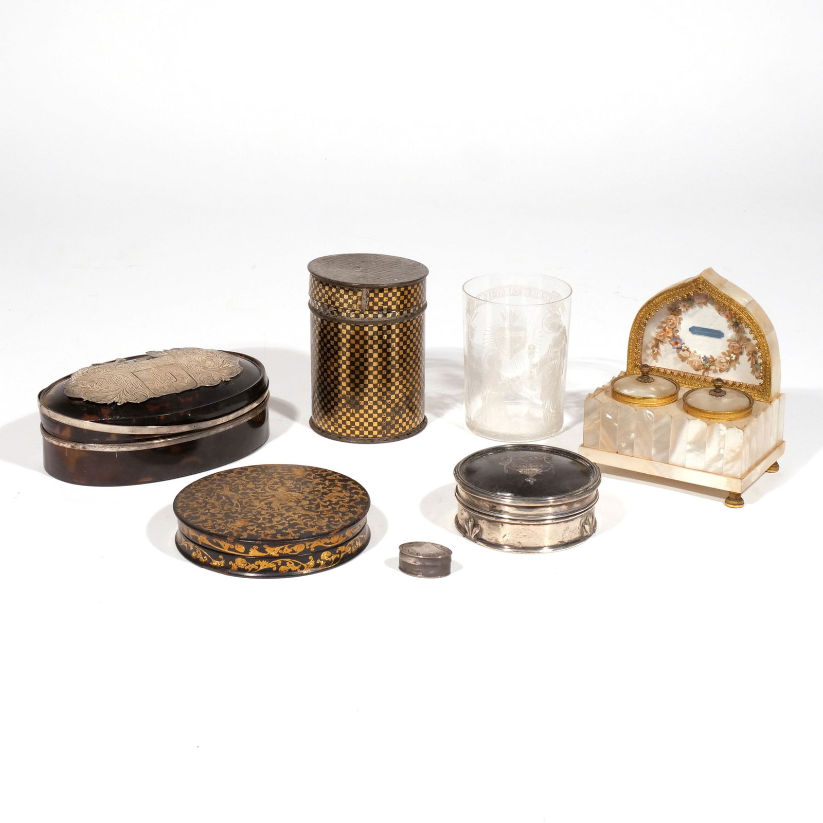 (6pc) TRINKET BOXES, ETC. (1 of 13)